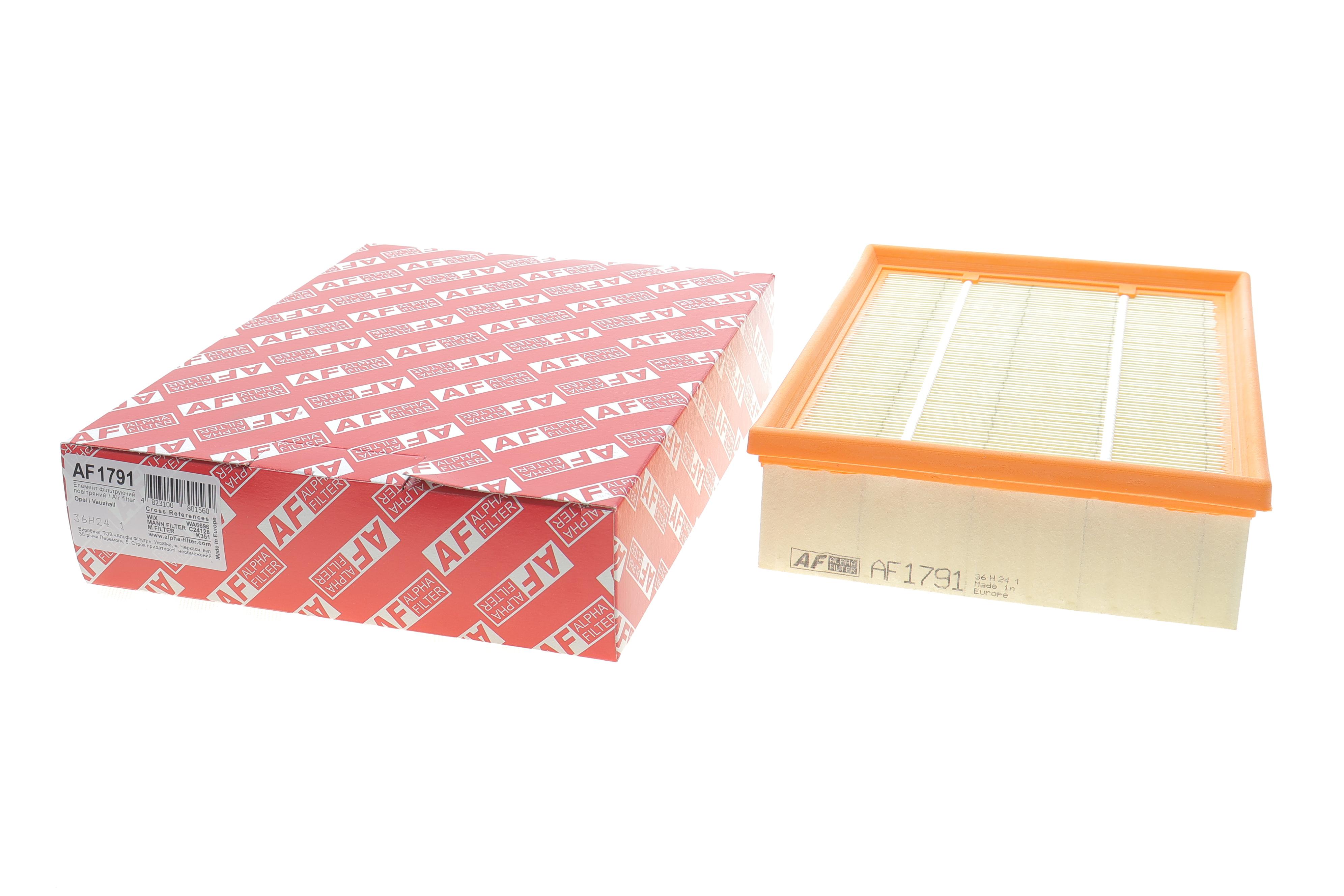 Фільтр повітряний Renault Laguna 1.6-2.0 16V/1.9-2.2dCi/3.0 V6 00-07/Espace 1.9-3.0dCi/2.0/3.5 V6 02