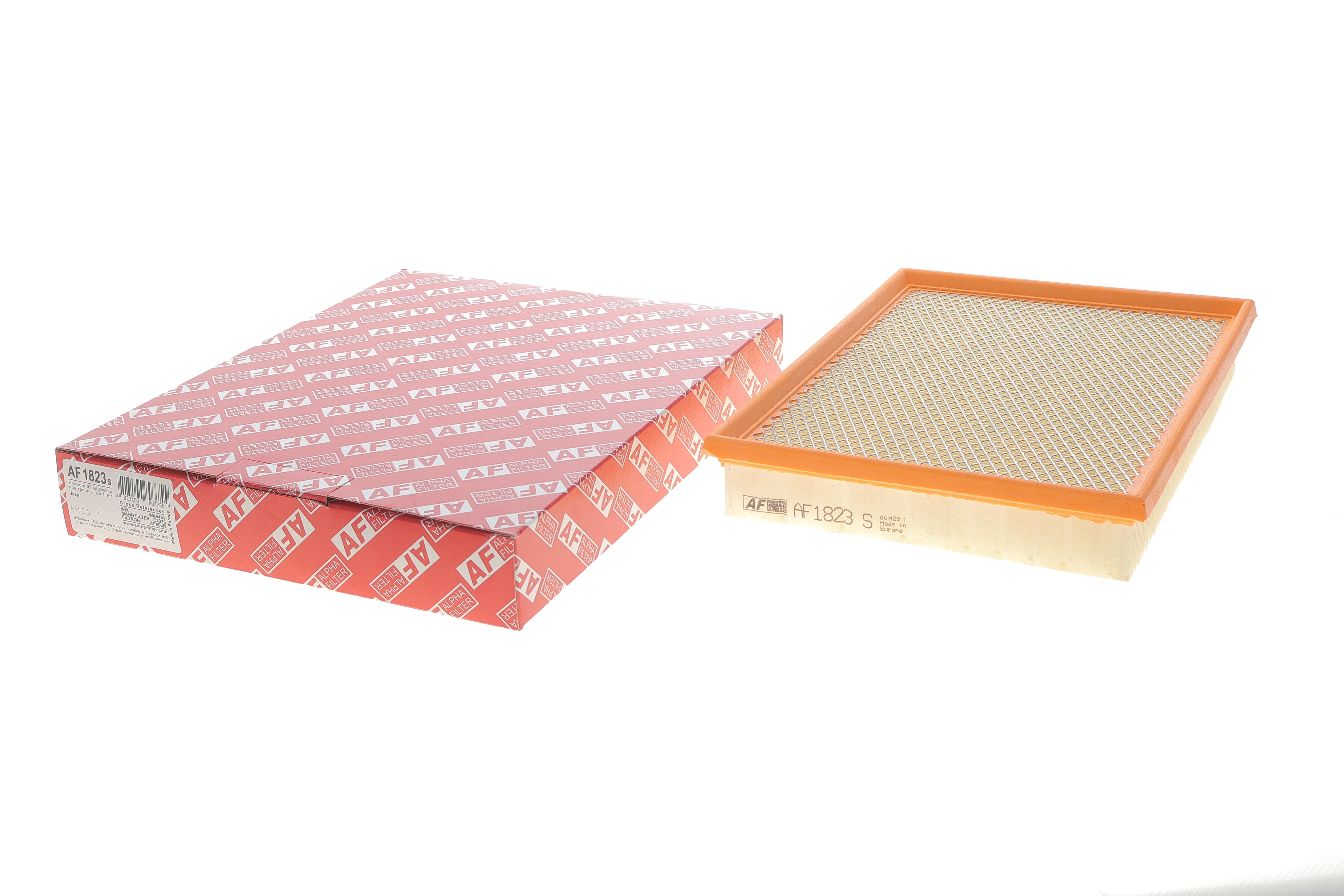 Фільтр повітряний Jeep Cherokee/ Grand Cherokee/ Commander 2.5-3.0CRD/3.0-6.1 i 01-10 (з сіткою)