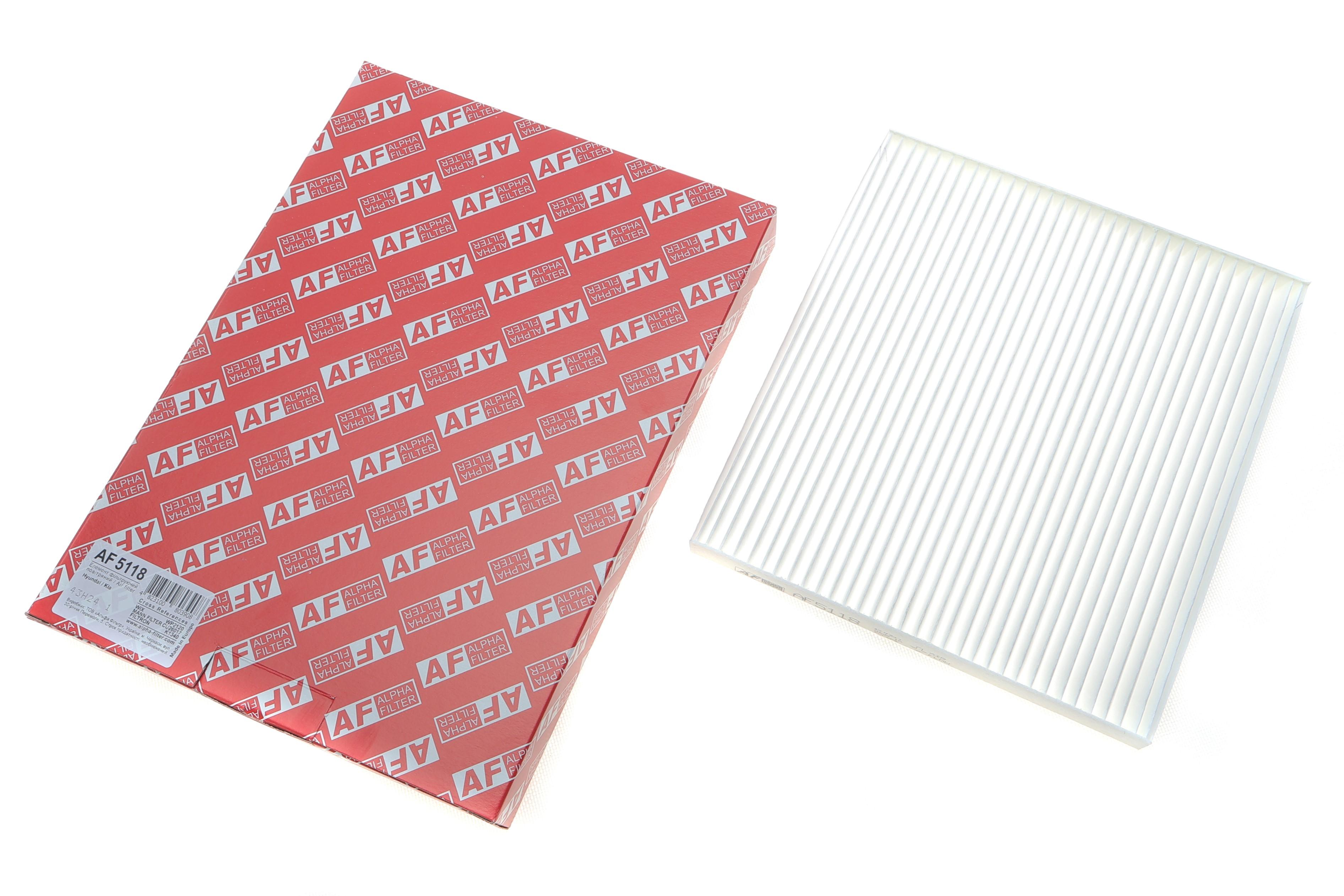 Фільтр салону Hyundai Santa Fe/Grandeur 12-/Sonata 09-15/Kia Optima 10-