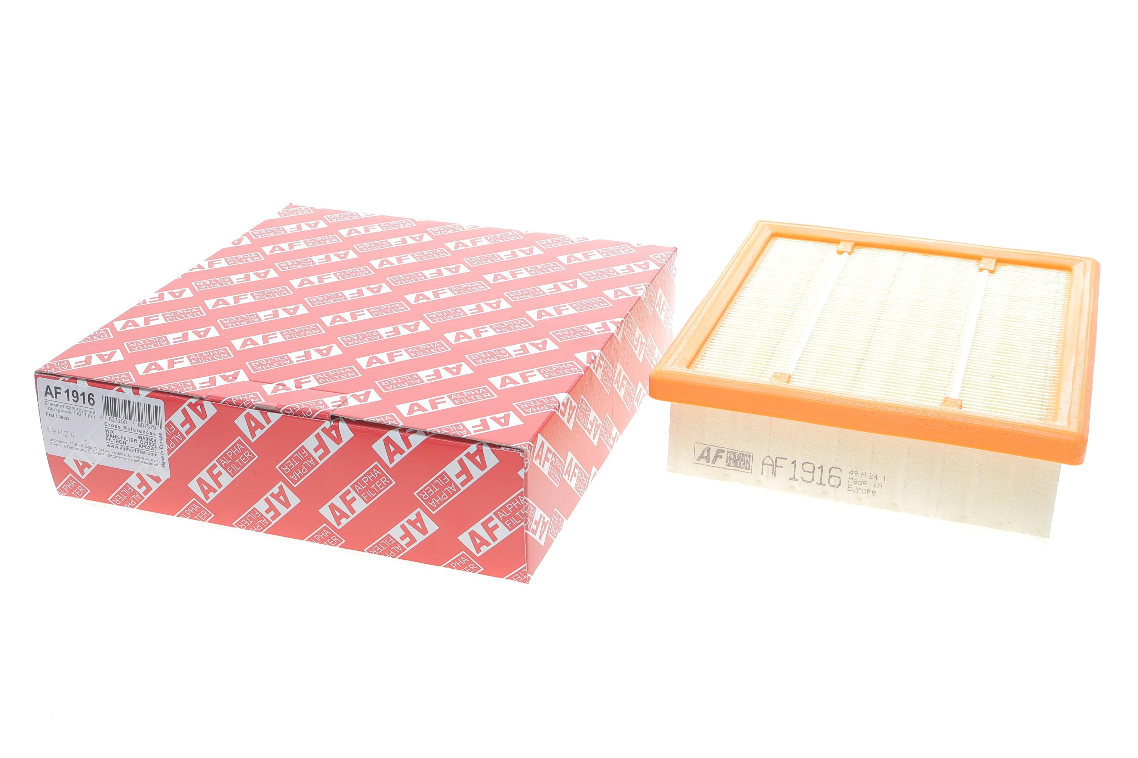 Фільтр повітряний Fiat 500X/Jeep Compass/Renegade 1.4 Multiair/1.6-2.0 Multijet CRD/1.6E-torQ 14-