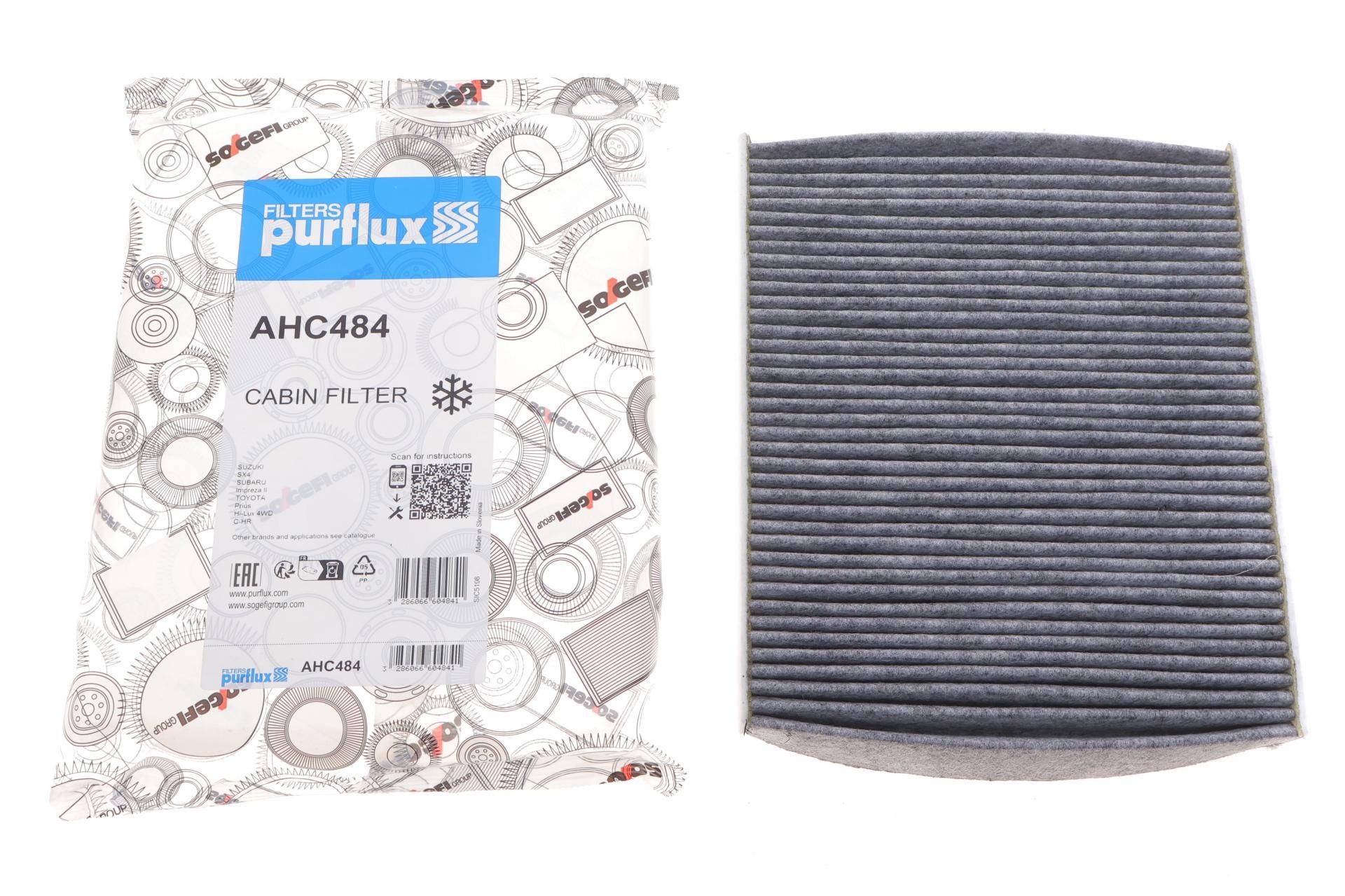 Фільтр салону Toyota Camry 17-/ Corolla 18-/ Rav 4 18- (вугільний)