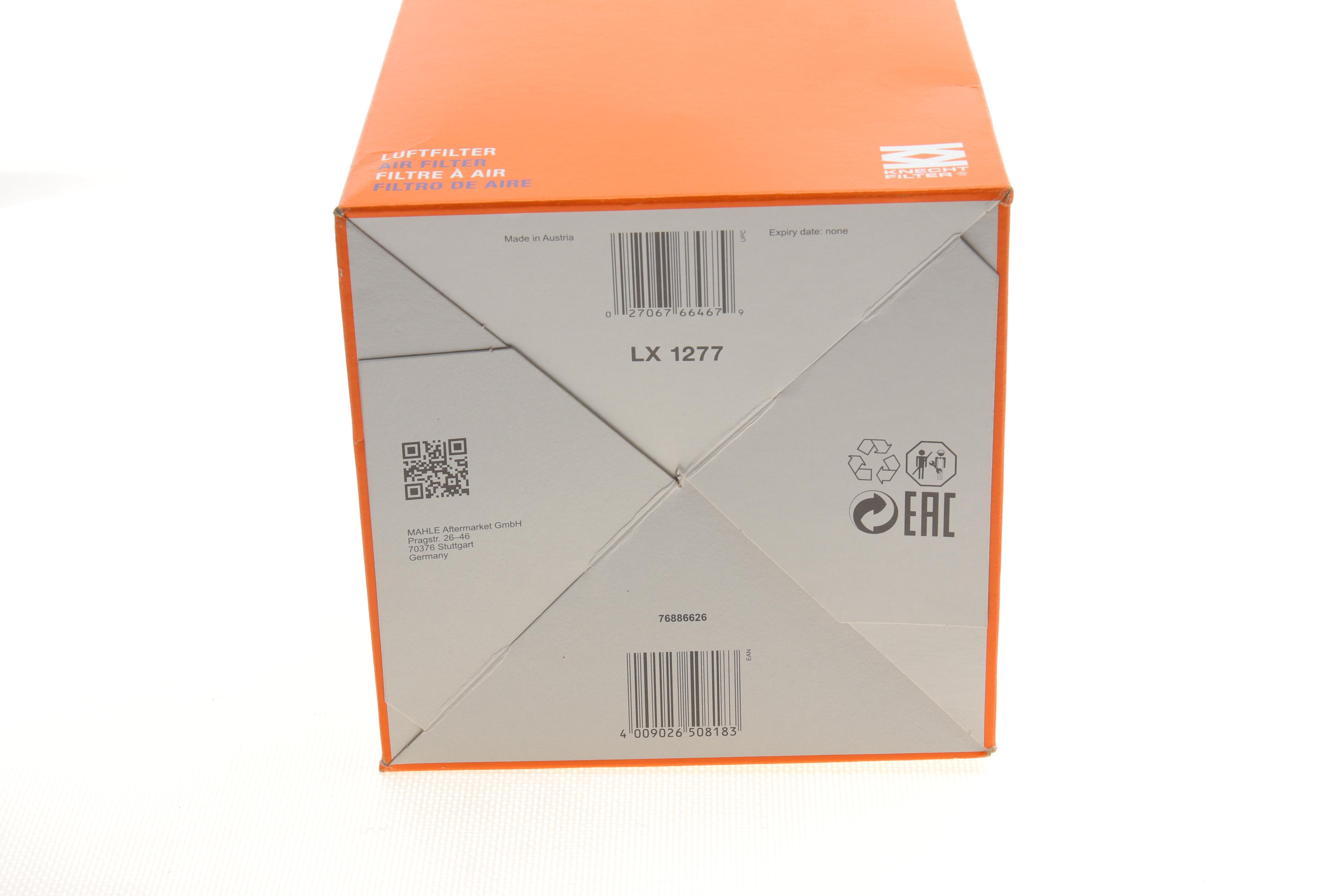 Фільтр повітряний MB Sprinter 216i/316i (906) M271