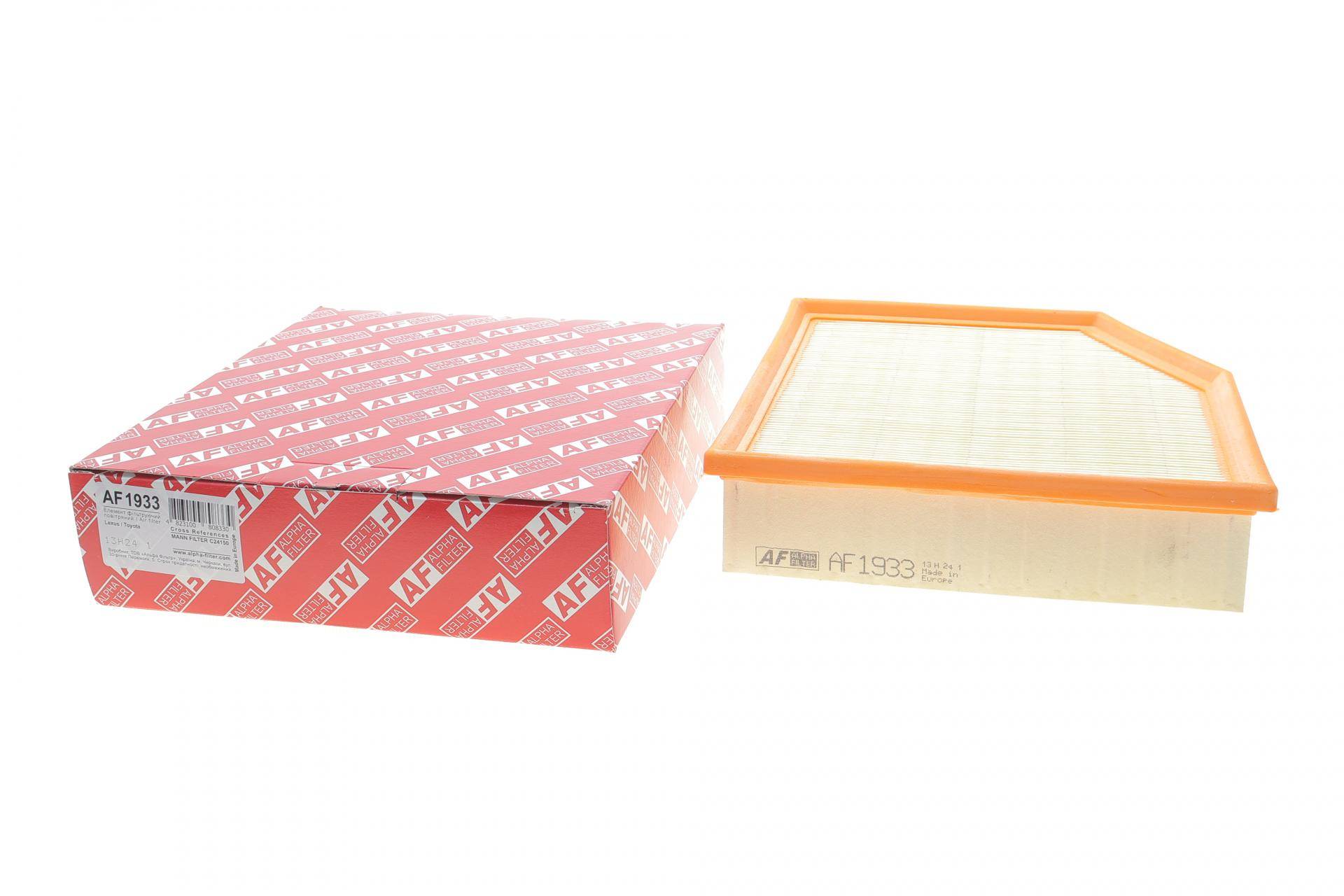 Фільтр повітряний Lexus GS/IS/RC 2.0/2.5/3.5 12-/Toyota Rav4 2.2D4-D/D 4WD 15-18