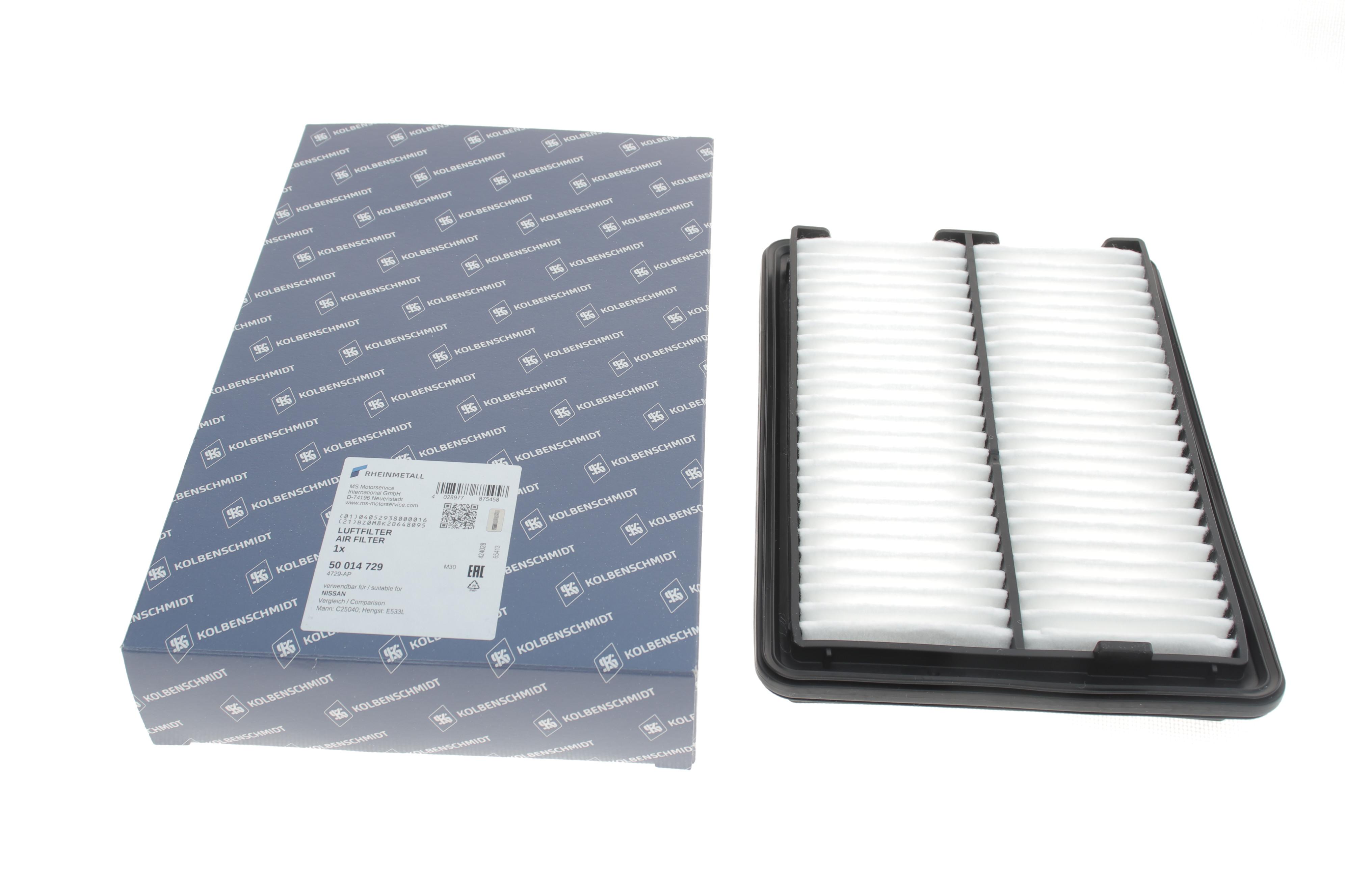 Фільтр повітряний Nissan Qashqai/X-Trail 1.6 dCi 13-/Renault Kadjar 1.2/1.6 TCe 15-