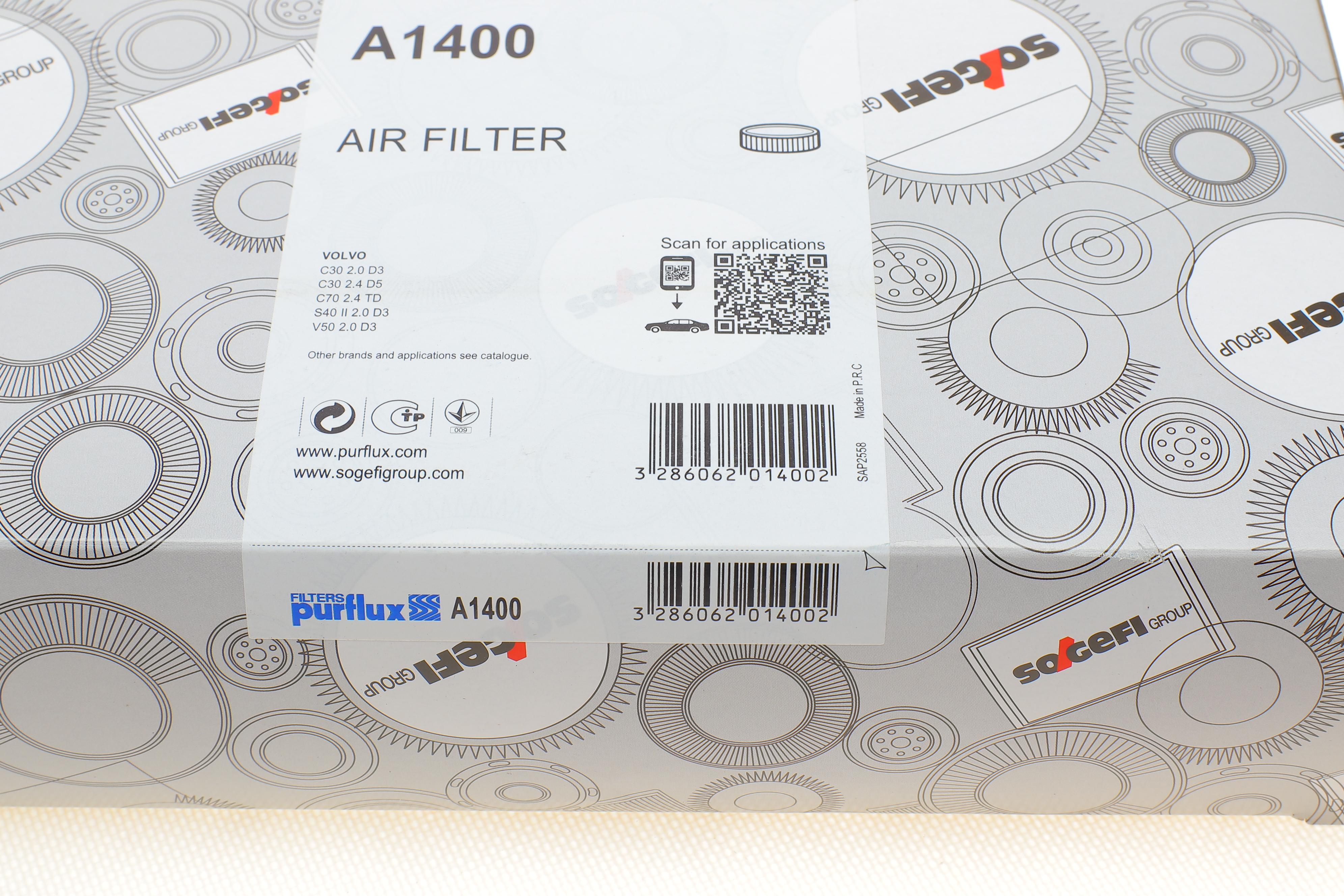 Фільтр повітряний Volvo C30/C70/S40/V40/V50 06-