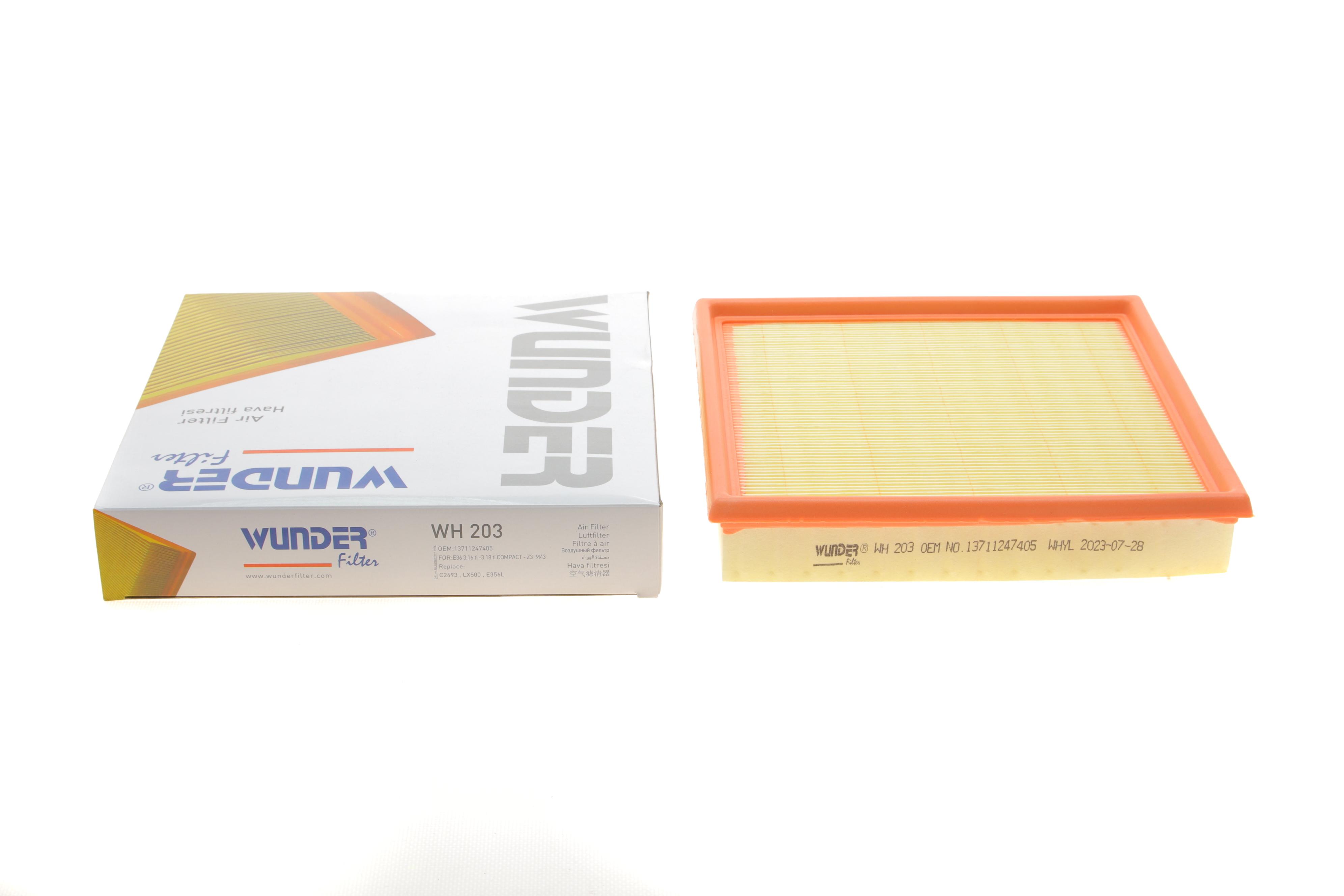 Фільтр повітряний BMW 3 (E36) 1.6/1.8/1.9 -03