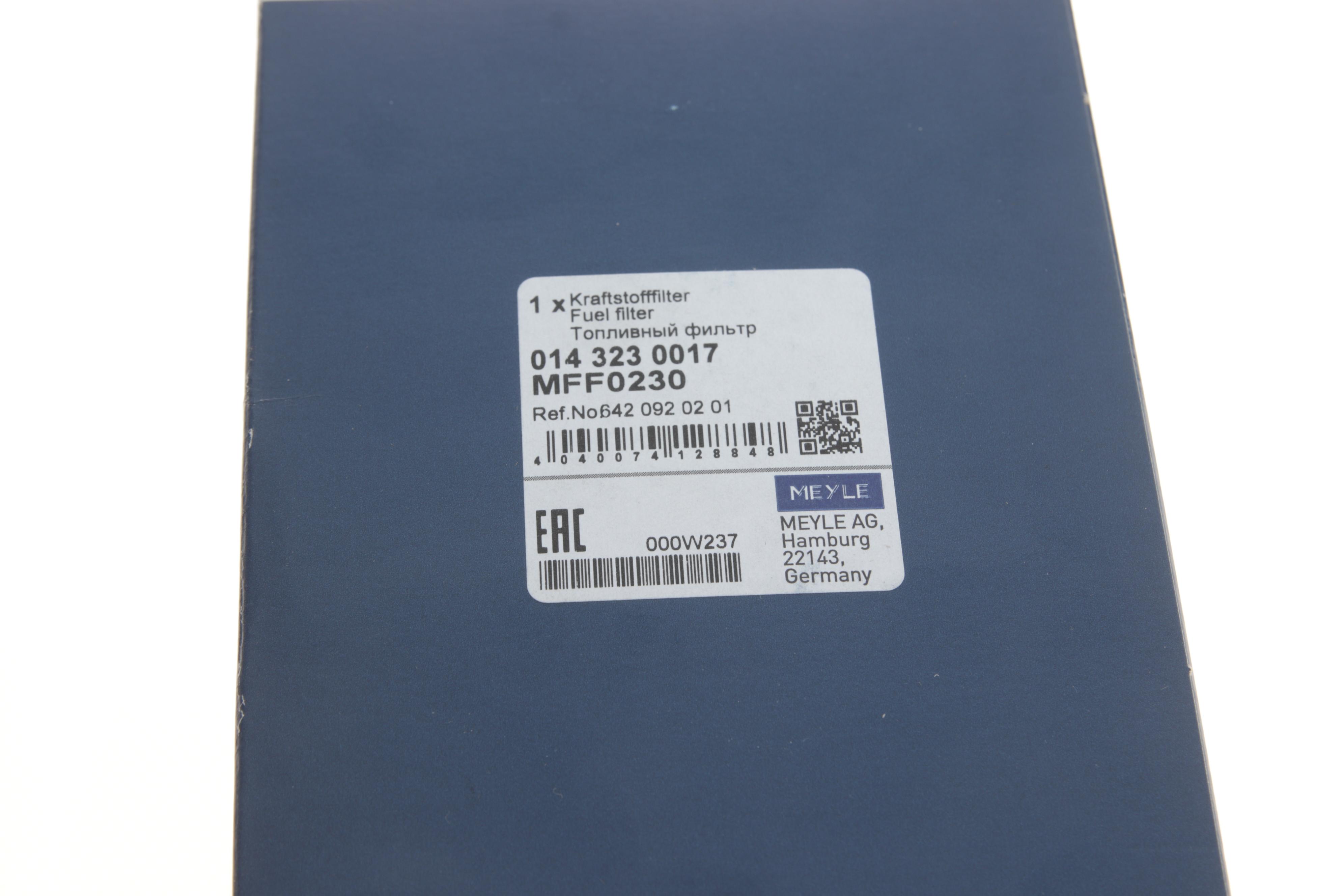 Фільтр паливний MB Sprinter 906/Vito (W639) 10-