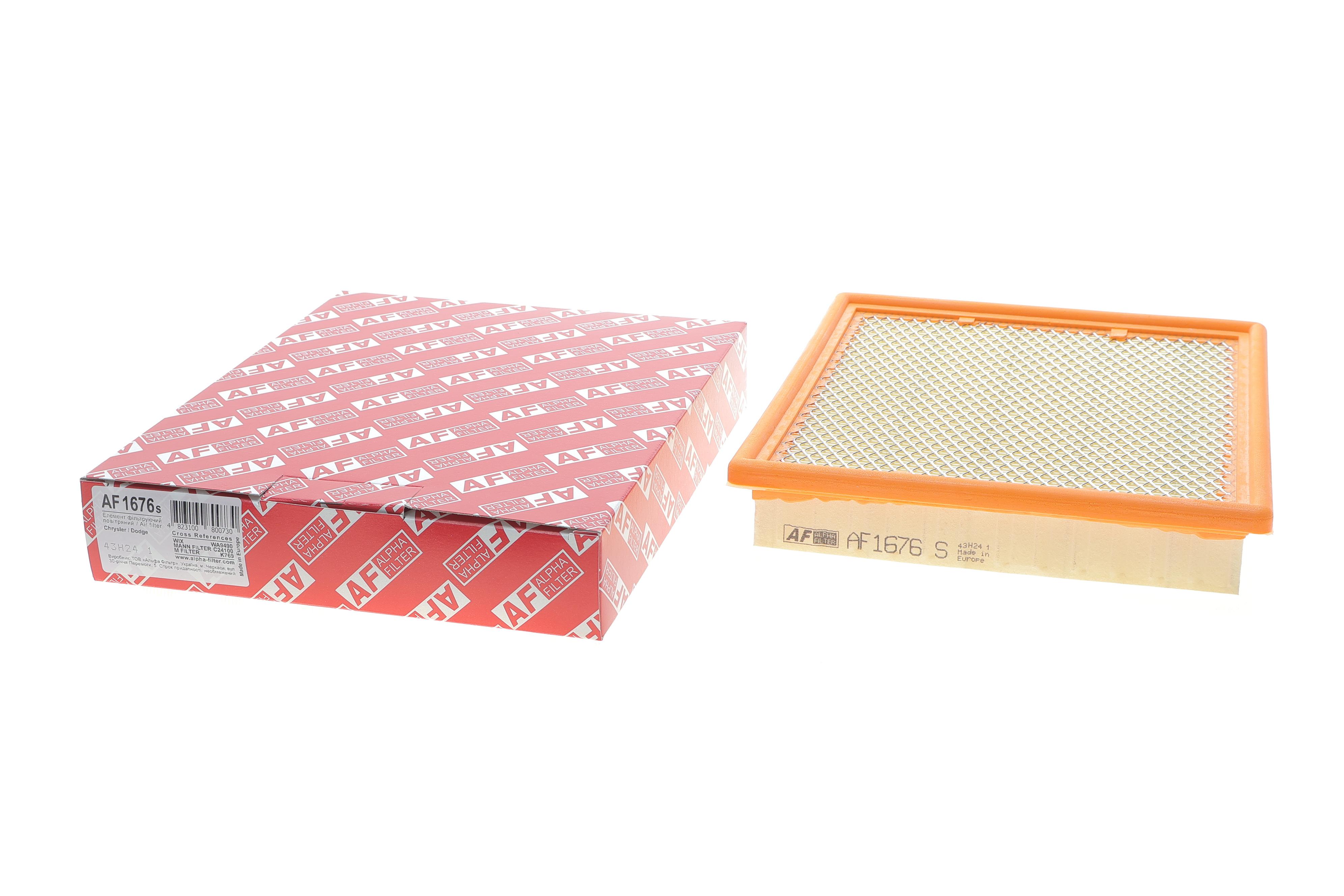 Фільтр повітряний Dodge Caravan 2.4-3.8 00-07/Chrysler Voyager 2.4-3.8/2.5-2.8CRD 01-08/4.0 07- (з с