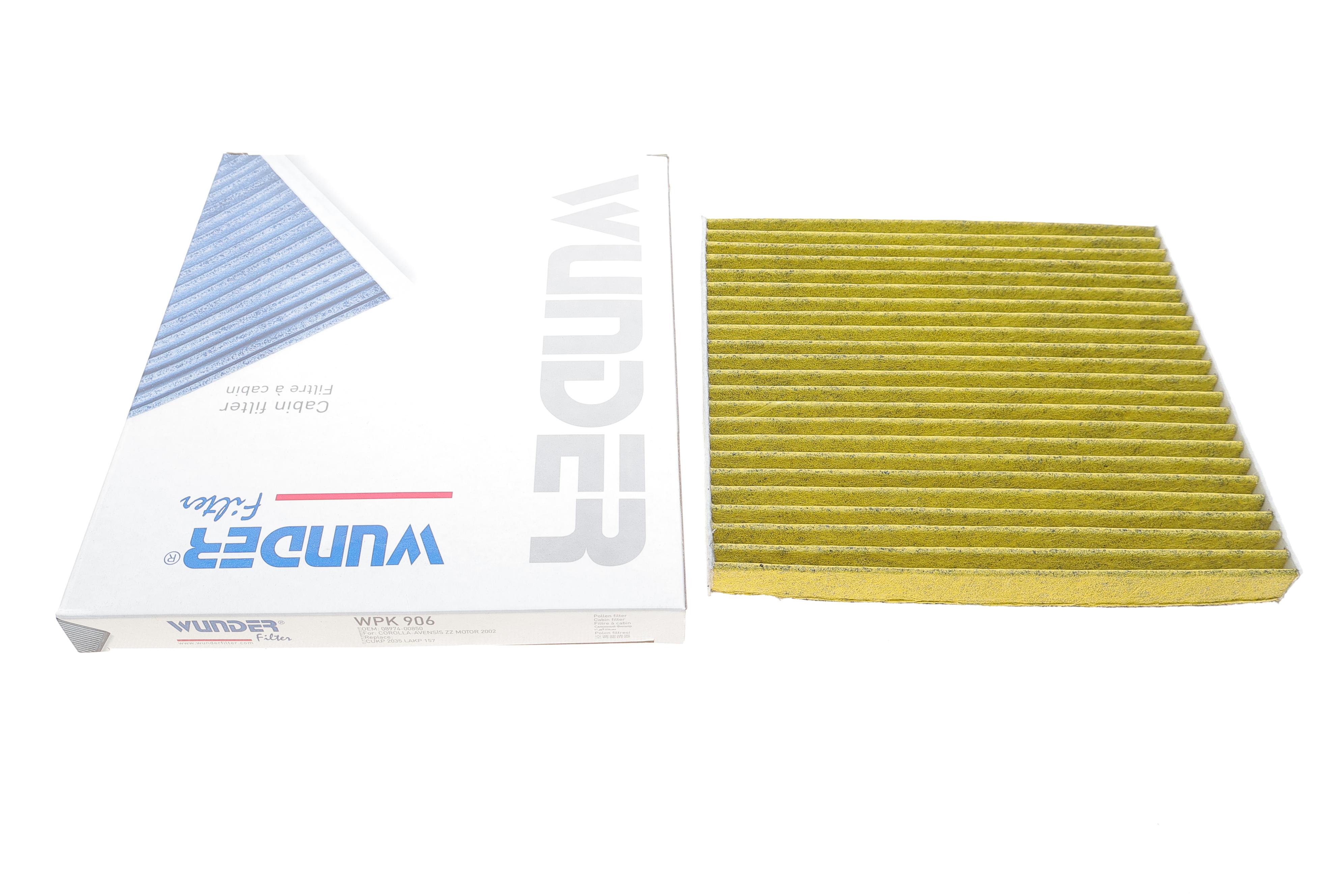 Фільтр салону Toyota Avensis/Corolla 00- (вугільний)