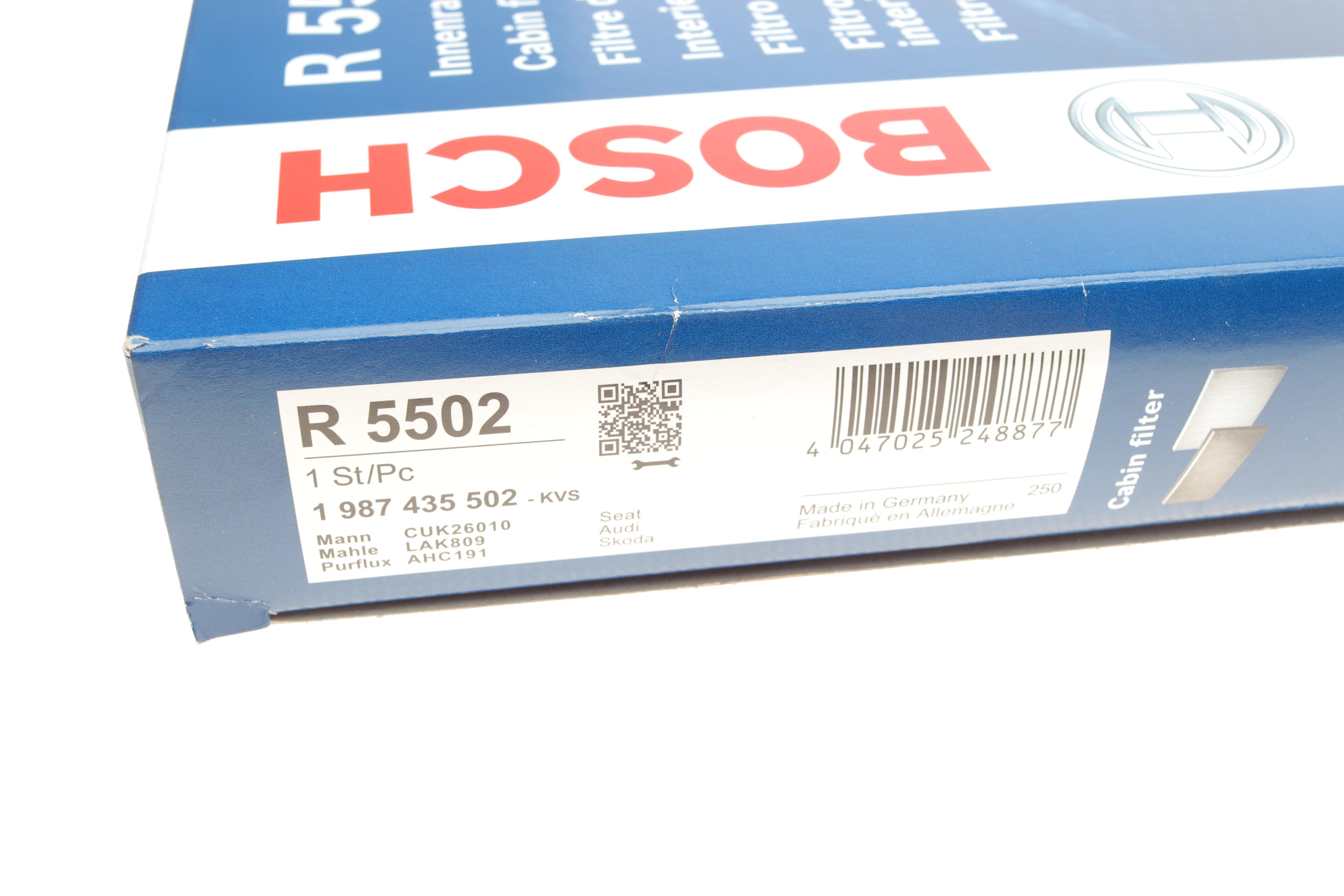 Фільтр салону Skoda Fabia/Roomster/VW Polo 99-10 (вугільний)