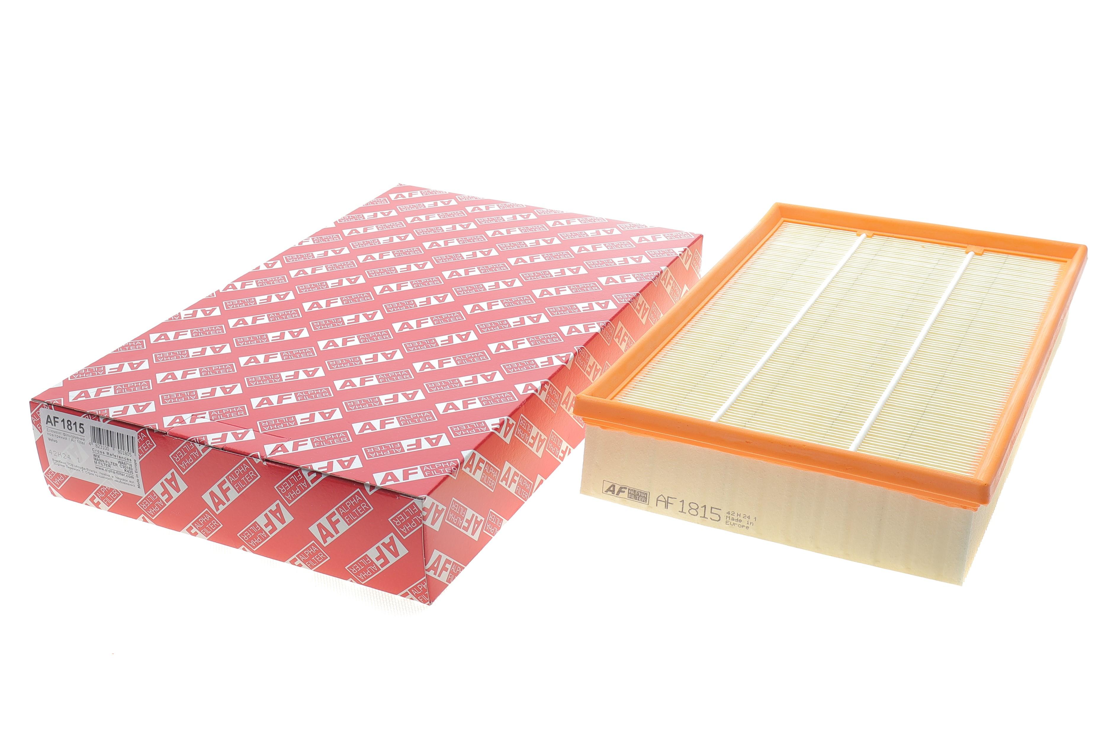 Фільтр повітряний Volvo S60 2.0-2.5T/2.4CDI/D 00-10/S80/V70 2.0 Turbo/2.4D/2.4-2.5T/2.5TDI 98-07