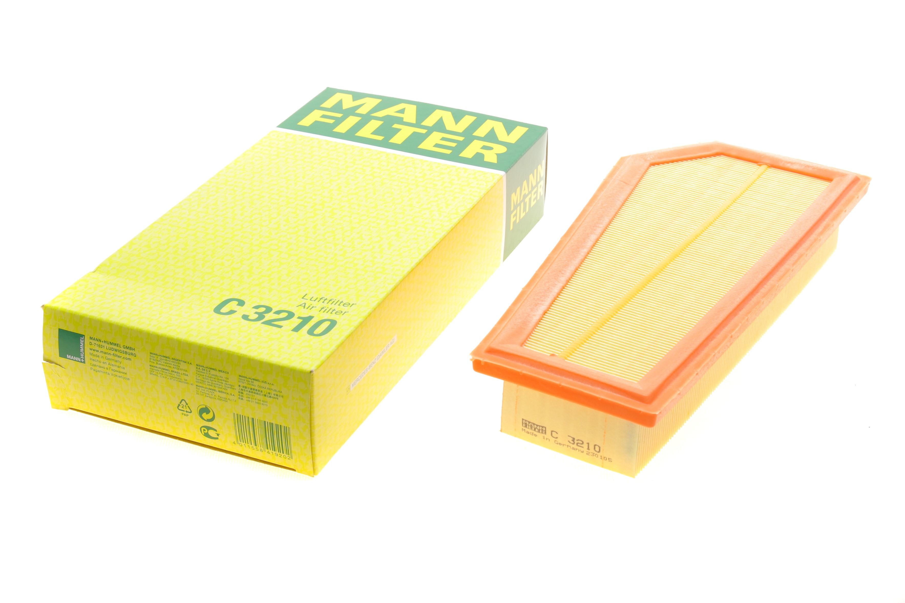 Фільтр повітряний MB C-class (W204)/E-class (W212)/SLK 1.8 M271 09-16