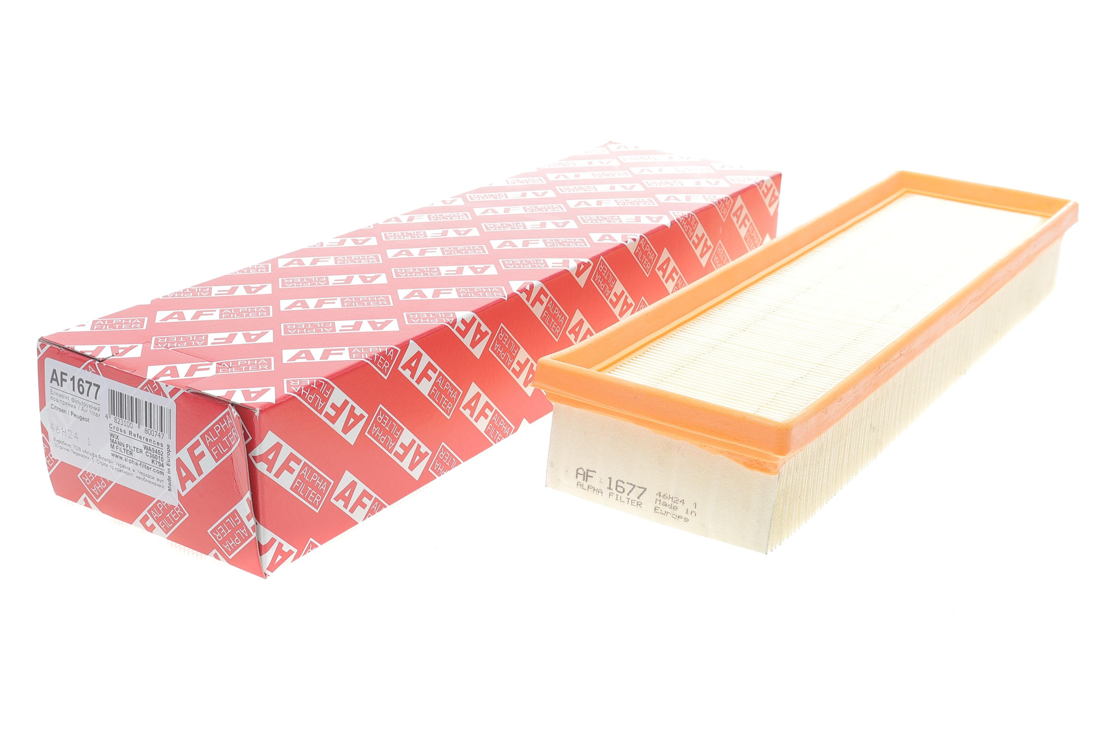 Фільтр повітряний Citroen C4 1.4 16V 04-11/Peugeot 206/206+/307 1.4 16V 98-