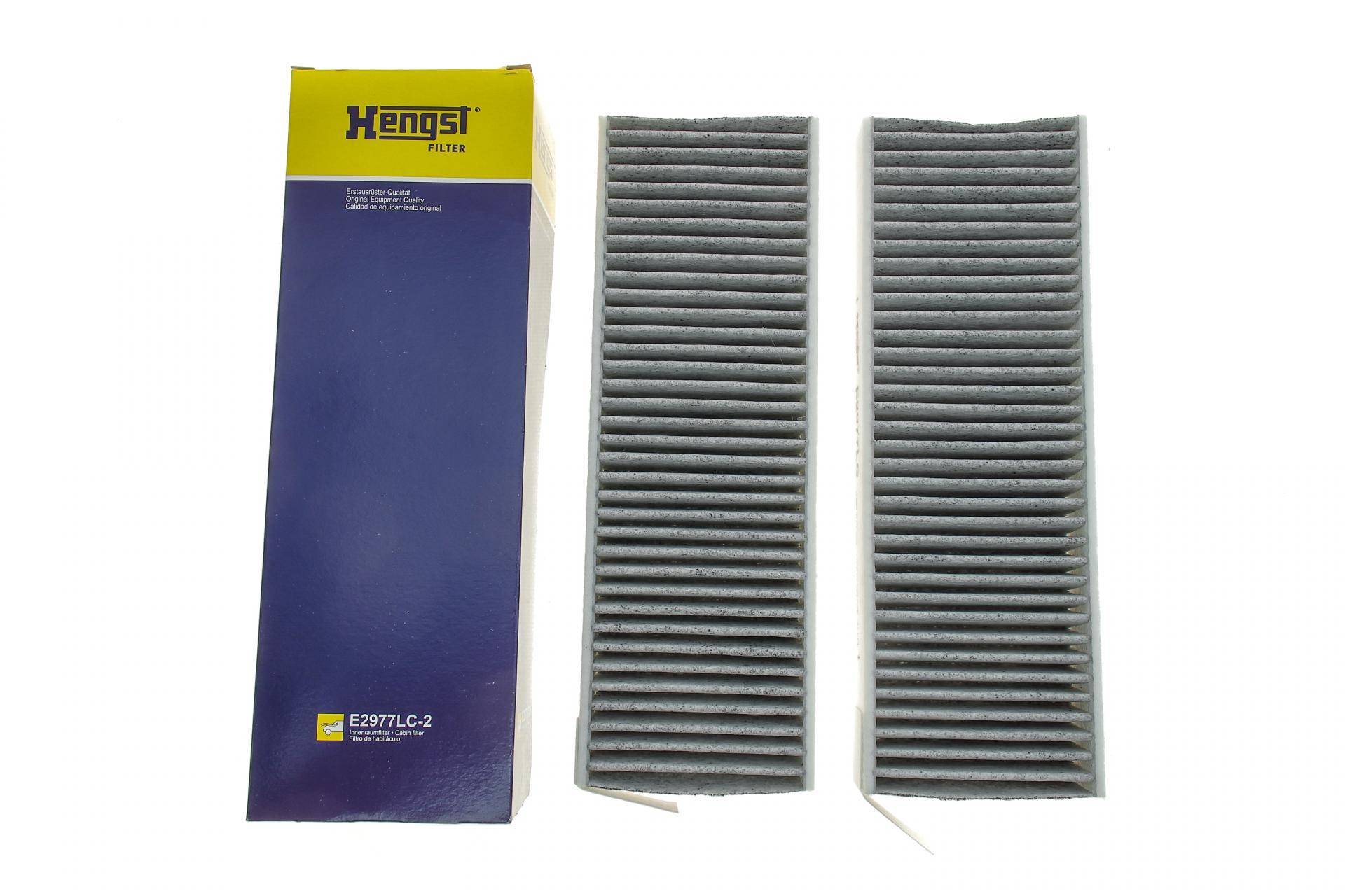 Фільтр салону Citroen Berlingo/Peugeot Partner 08- (к-кт 2шт.) (вугільний)