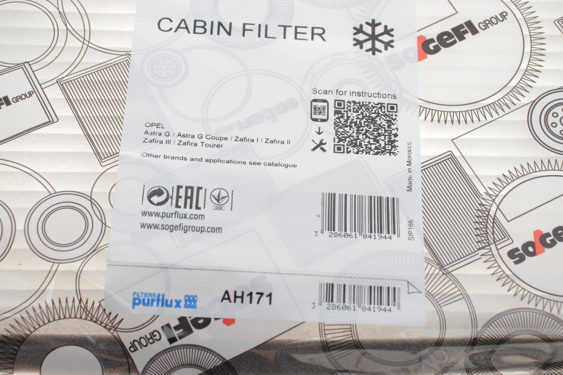 Фільтр салону Opel Astra F/G/H 96- (BEHR)