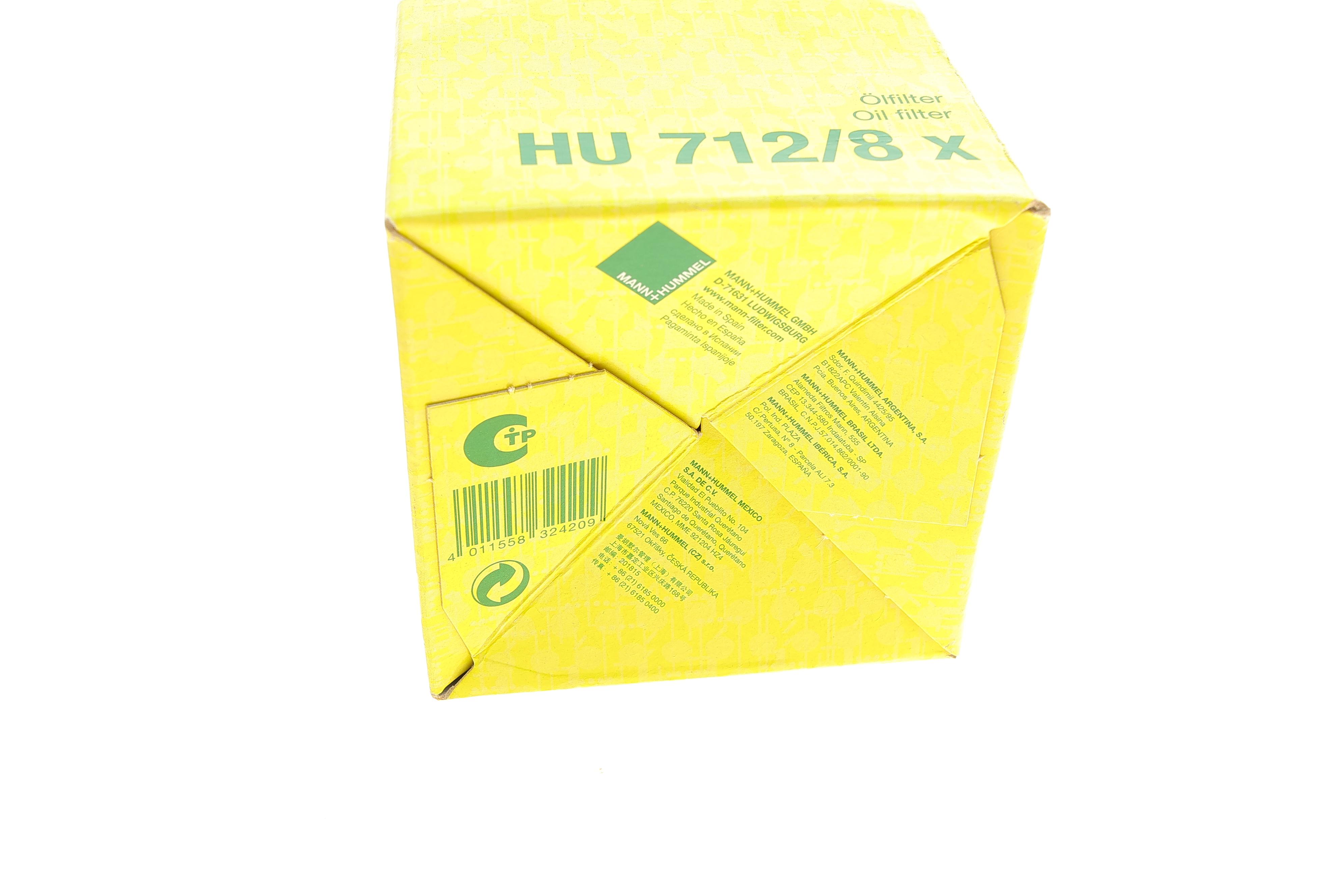 Фільтр масляний Opel Combo 1.4 16V 05- (h=87mm)