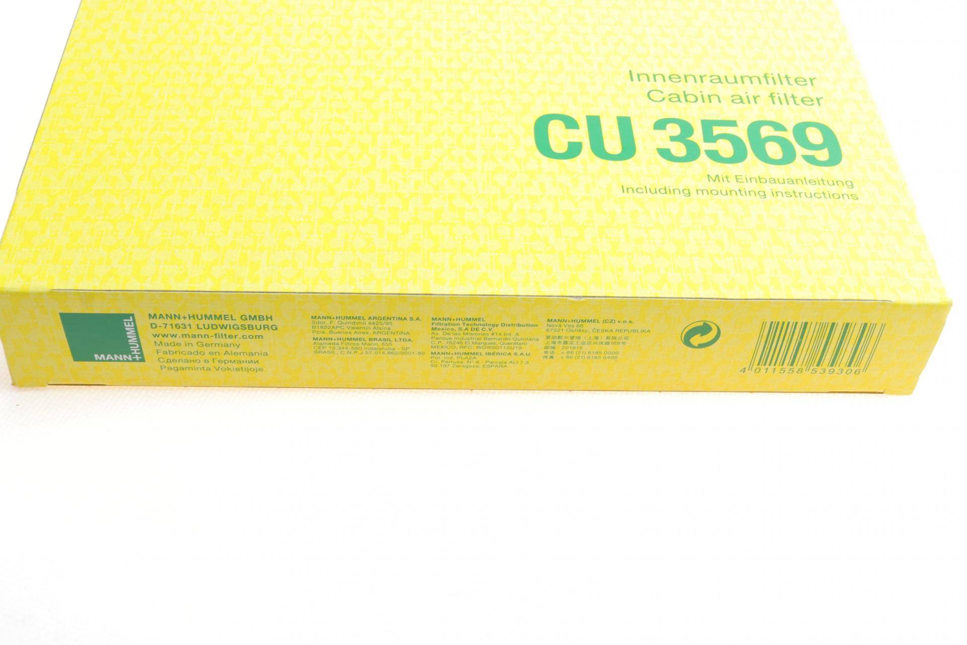 Фільтр салону MB Sprinter 06-/VW Crafter 06-16