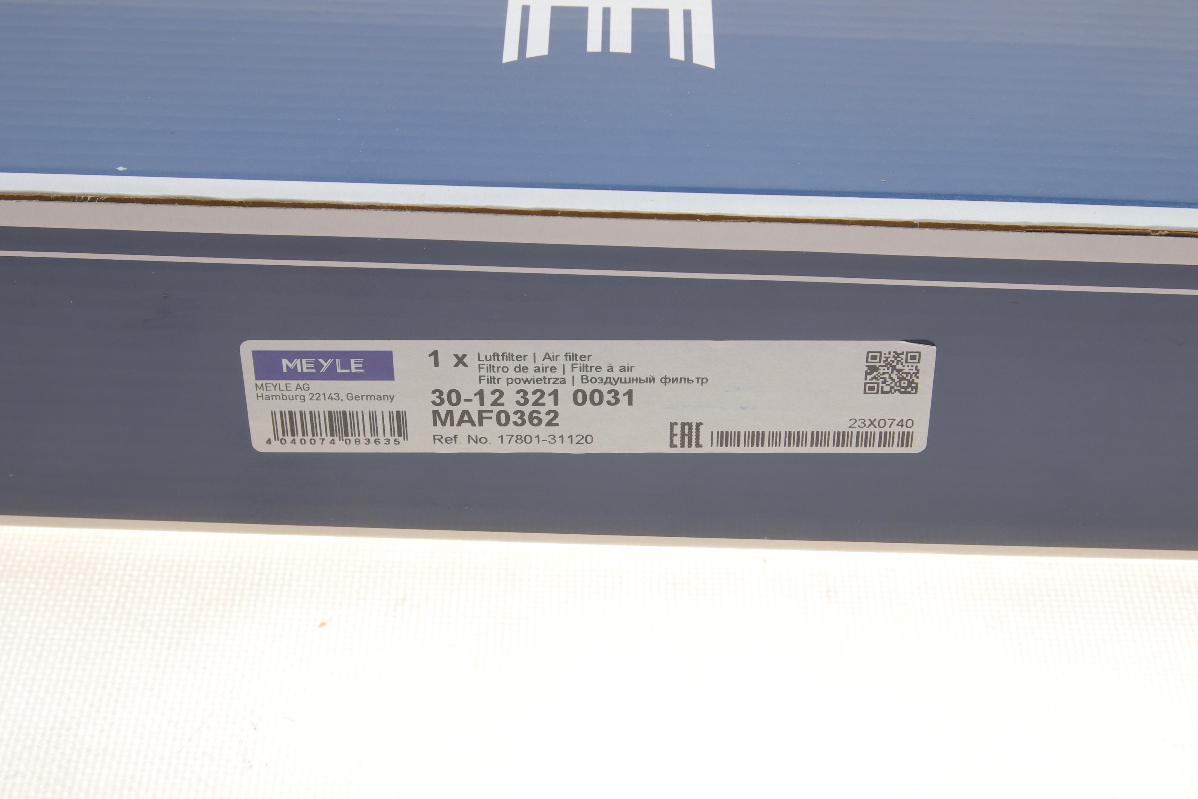 Фільтр повітряний Toyota 2.0 4WD 06-