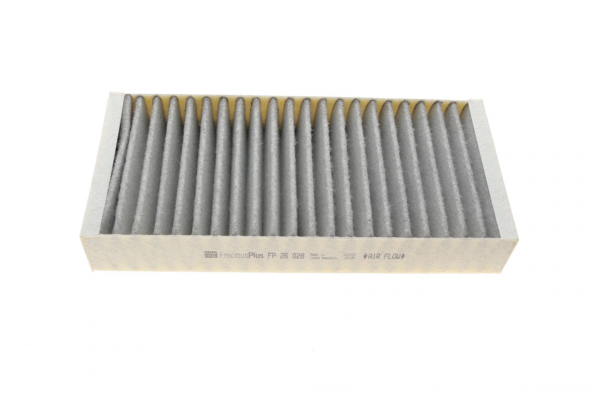 Фільтр салону MB M-class (W166) 11-15/GL/GLS (X166) 12-19 (вугільний/антибактеріальний) (к-кт 2шт)