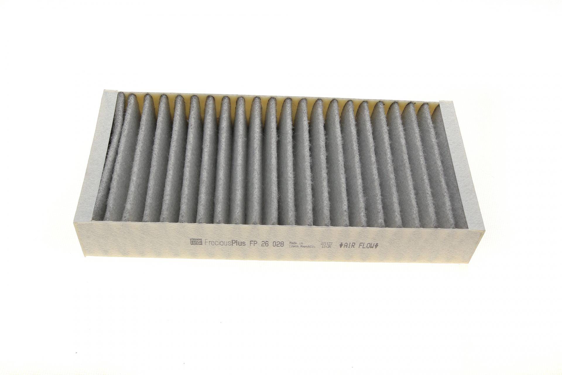 Фільтр салону MB M-class (W166) 11-15/GL/GLS (X166) 12-19 (вугільний/антибактеріальний) (к-кт 2шт)