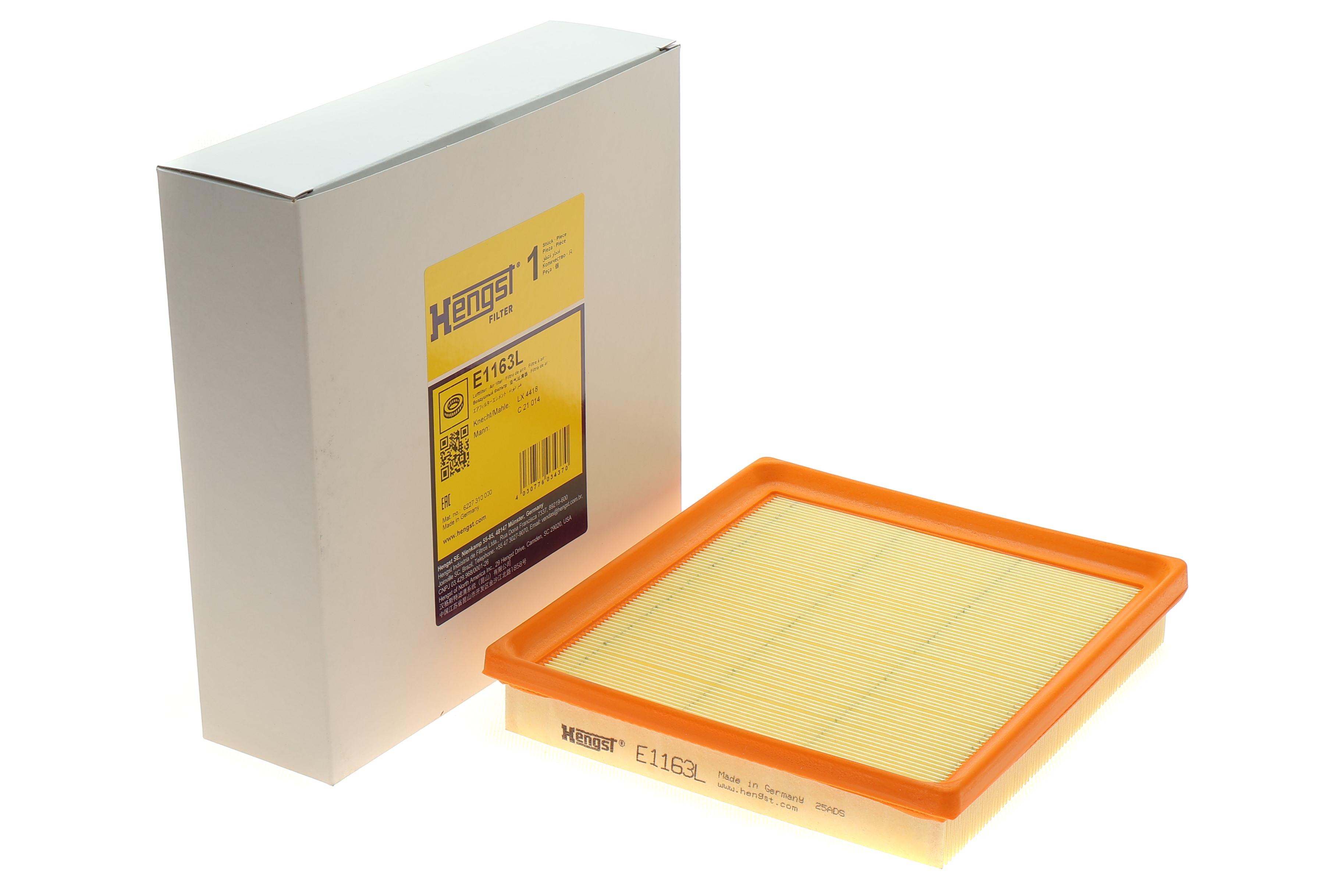 Фільтр повітряний Skoda Fabia/Kamiq/Karoq/Octavia/Rapid/VW Caddy/Golf/Polo/Taos 1.6MPI/SRE 14-