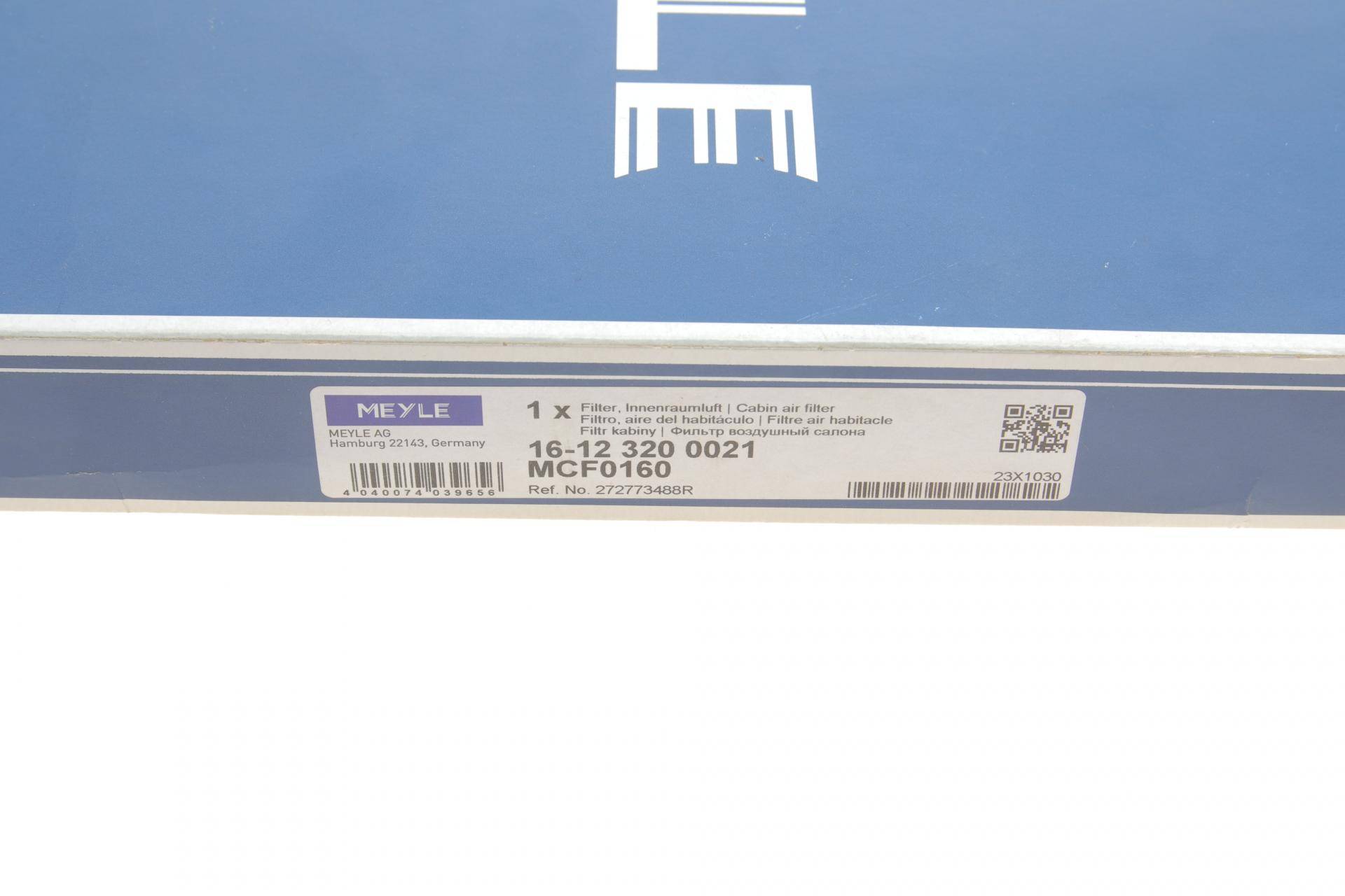 Фільтр салону Renault Megane III 08- (вугільний)