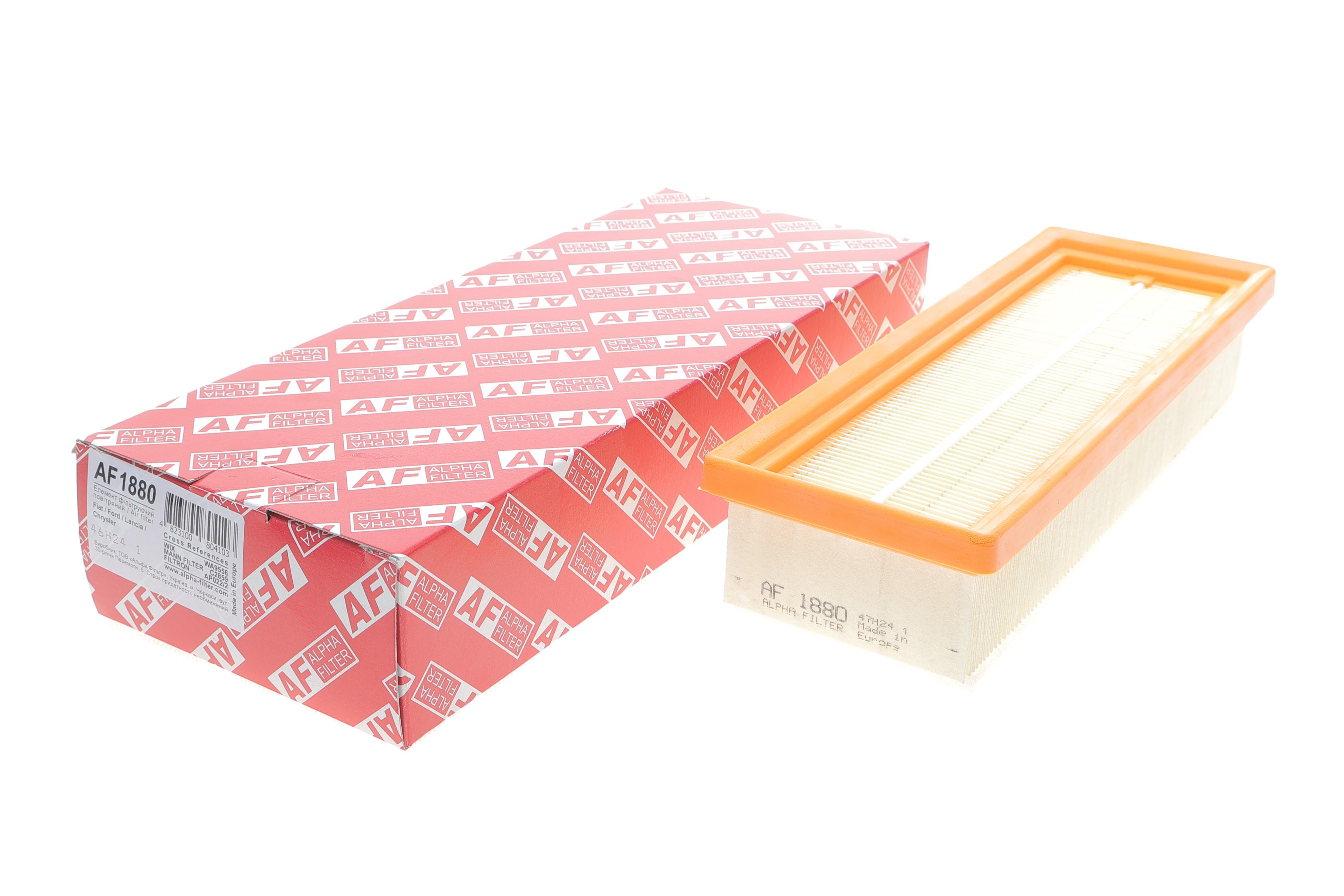 Фільтр повітряний Fiat Doblo/Fiorino/Idea 1.4 05-/Punto/Panda 1.2-1.4 05-/Chrysler Ypsilon 1.2 11-