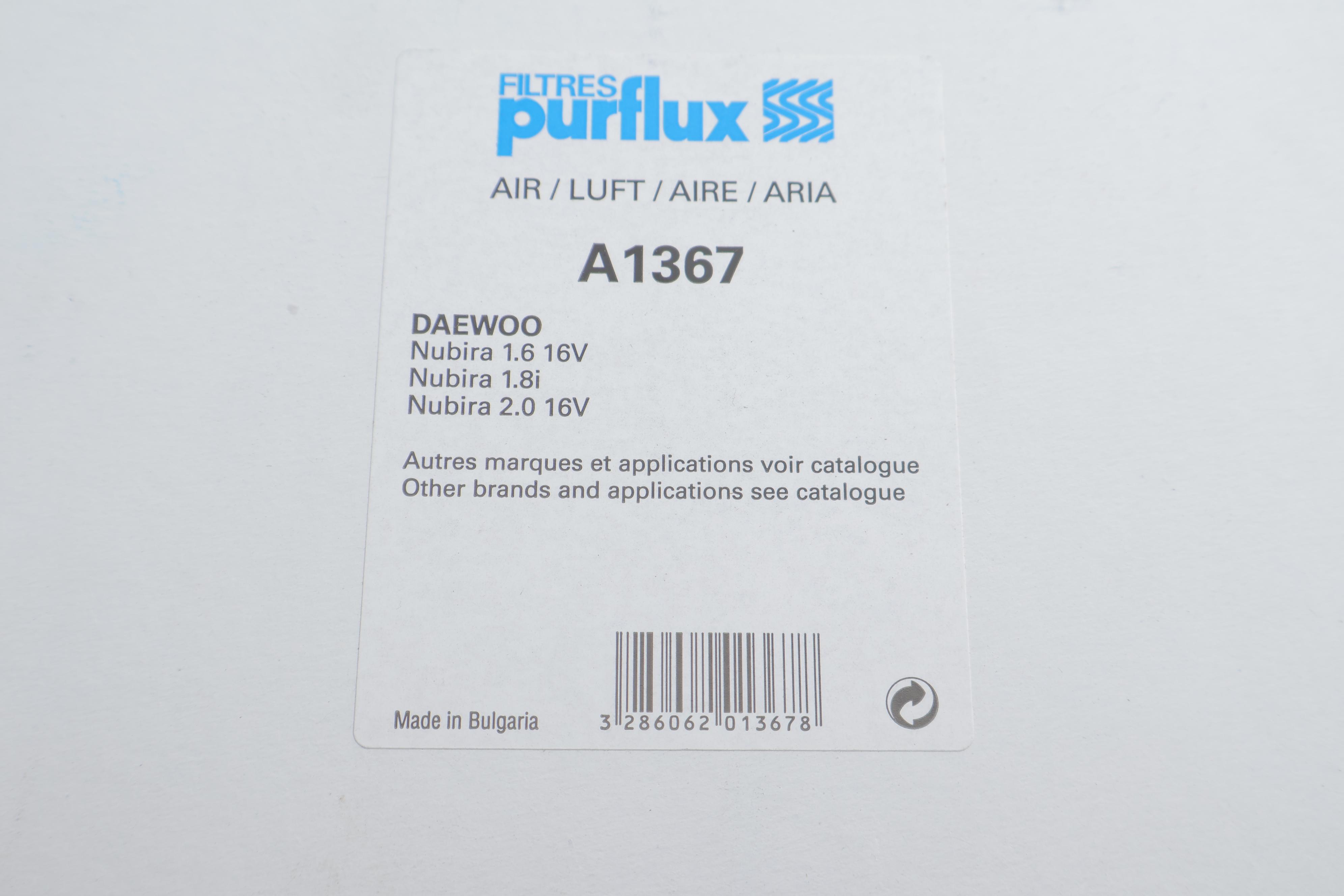 Фільтр повітряний Daewoo Nubira 1.6 16V/2.0 16V 97-