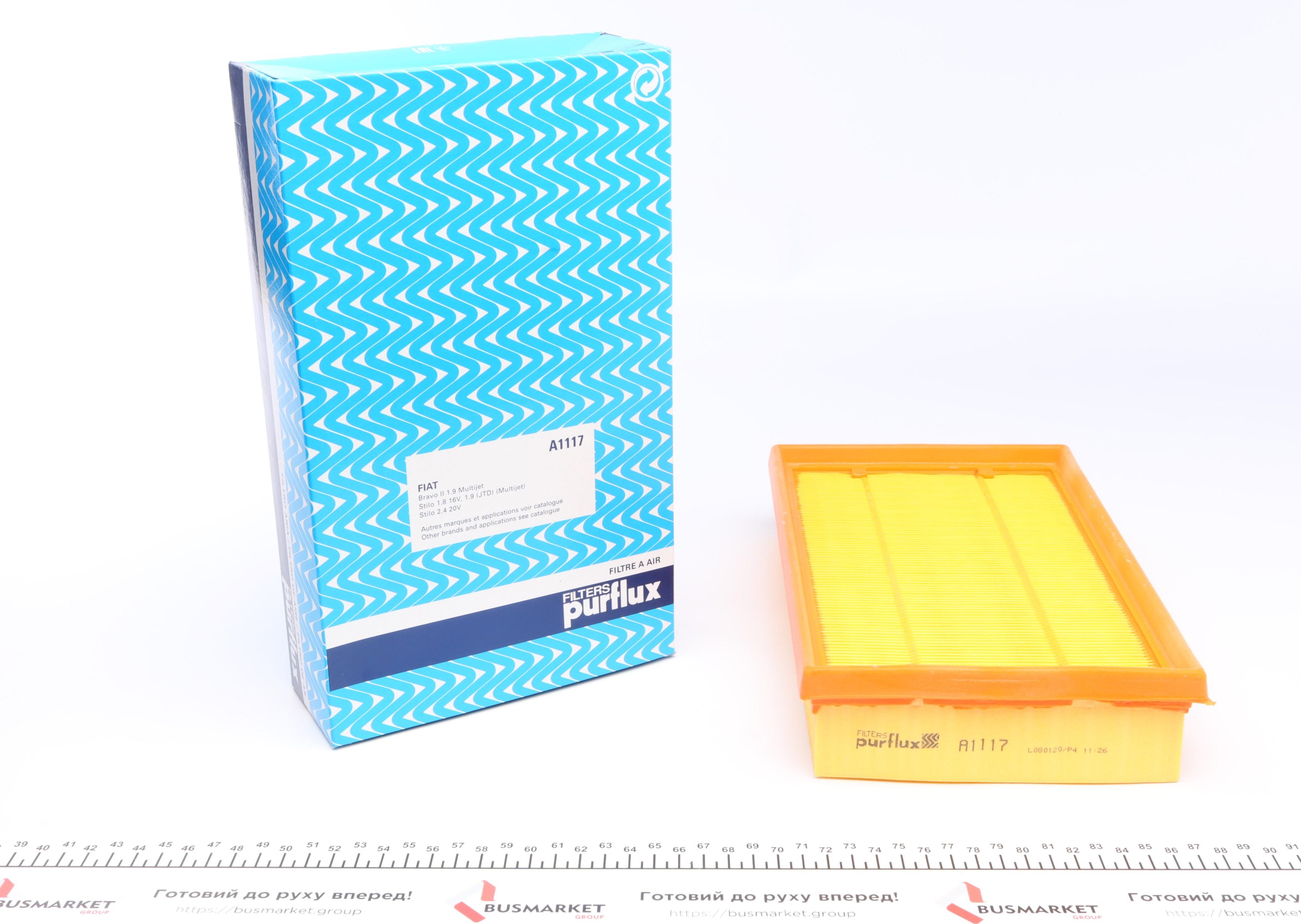 Фільтр повітряний Fiat Bravo II 07-08/Stilo 1.9 JTD 01-08