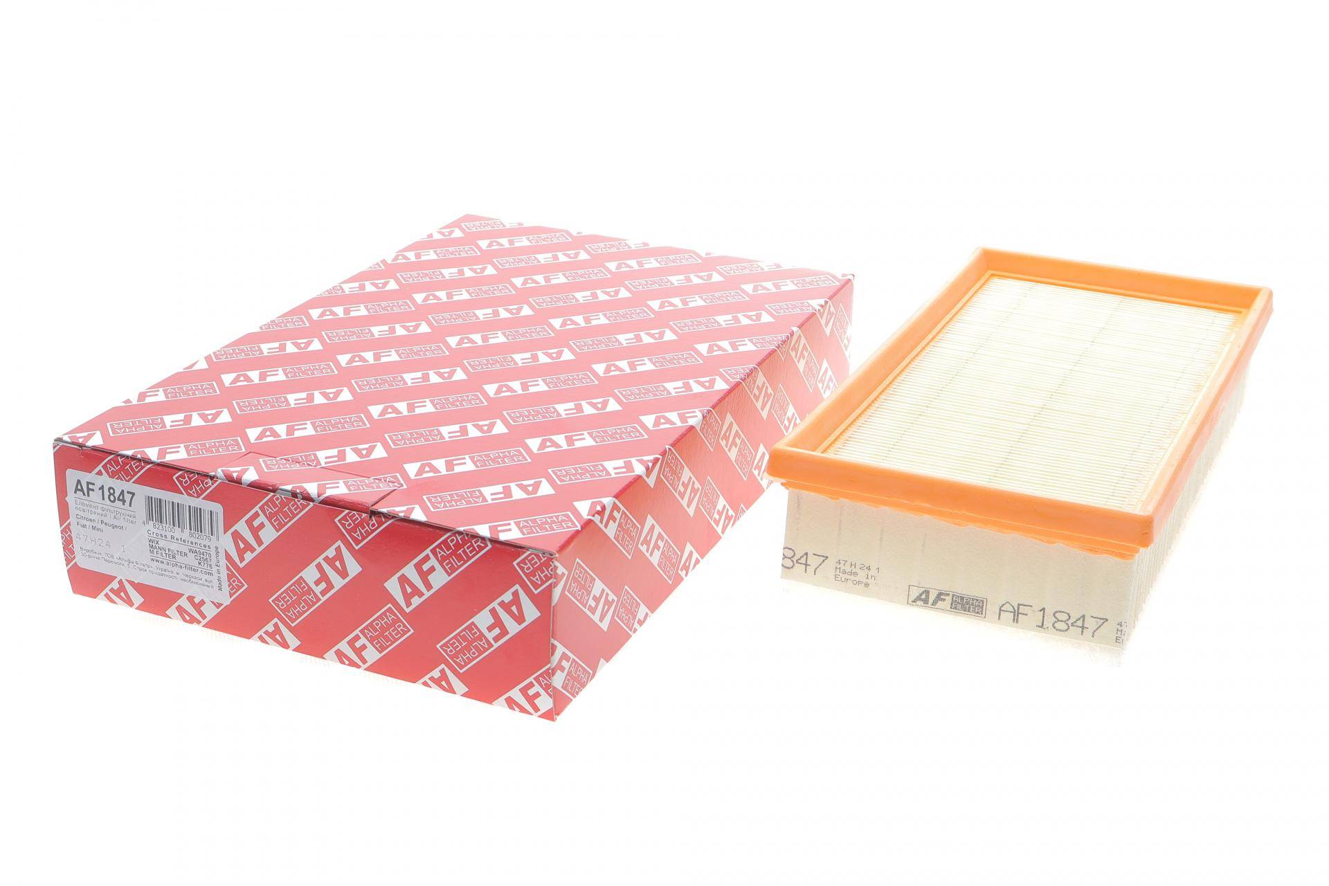 Фільтр повітряний Fiat Scudo 1.6JTD/Citroen C5 1.6HDi 07-/Jumpy/Peugeot 407/Expert 1.6HDi 04-16