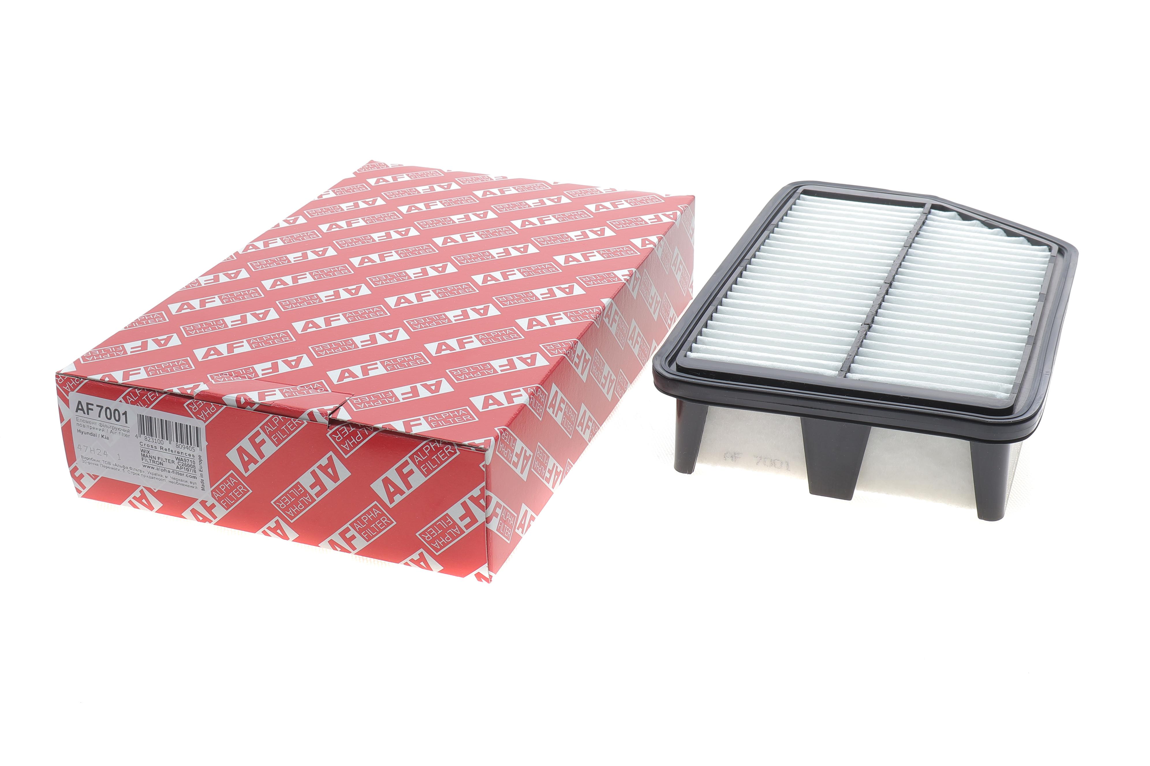 Фільтр повітряний Hyundai ix35/Tucson/Kia Sportage 1.6/1.7CRDi/2.0/CRDi/GDi/2.4MPI 10-