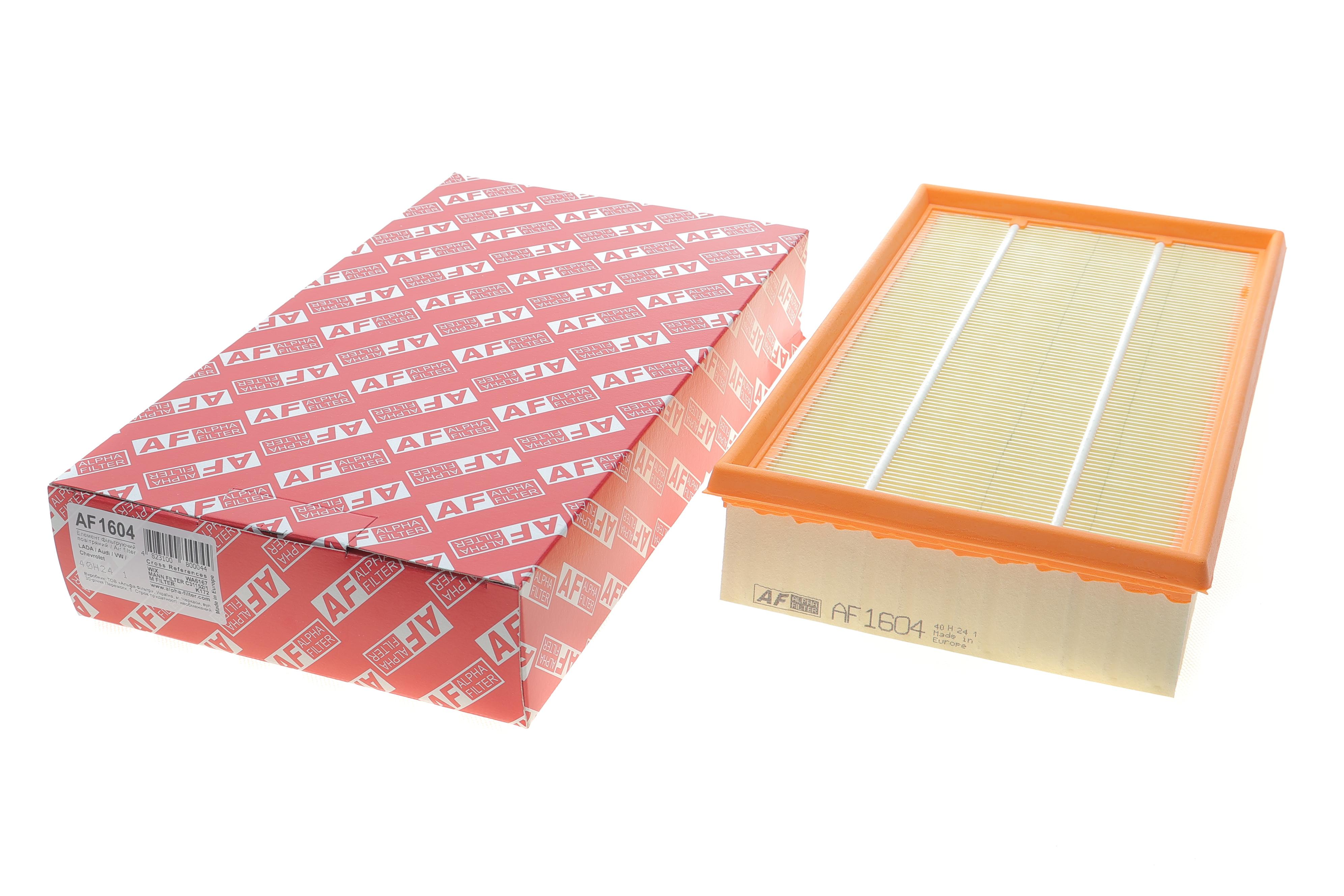 Фільтр повітряний Audi 80/90/100/200/A6/VW Passat 1.6-2.8/1.9TDI 88-97/Golf 1.6TD/1.8GTI 83-91