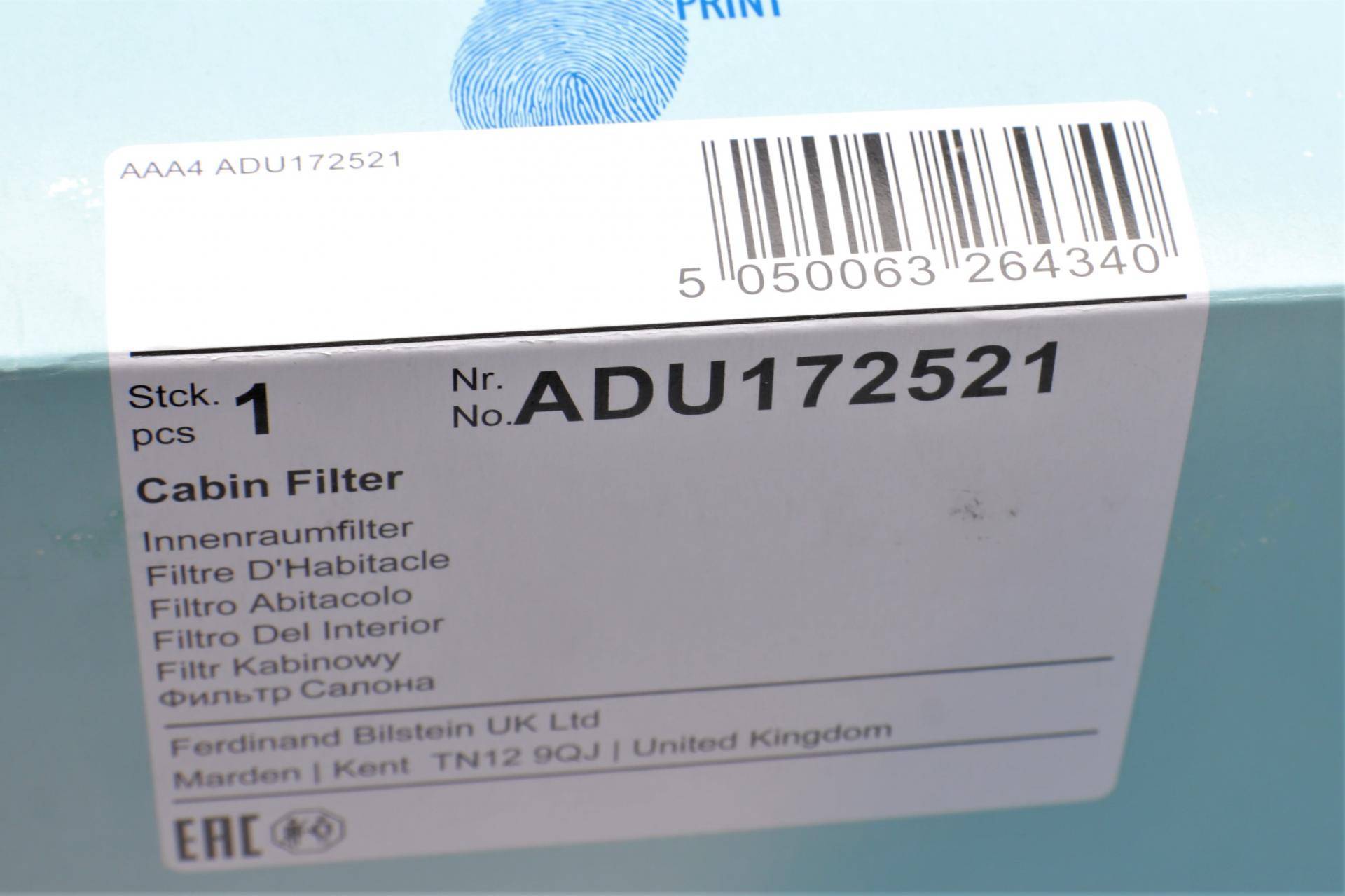 Фільтр салону MB Vito (W639) 03-