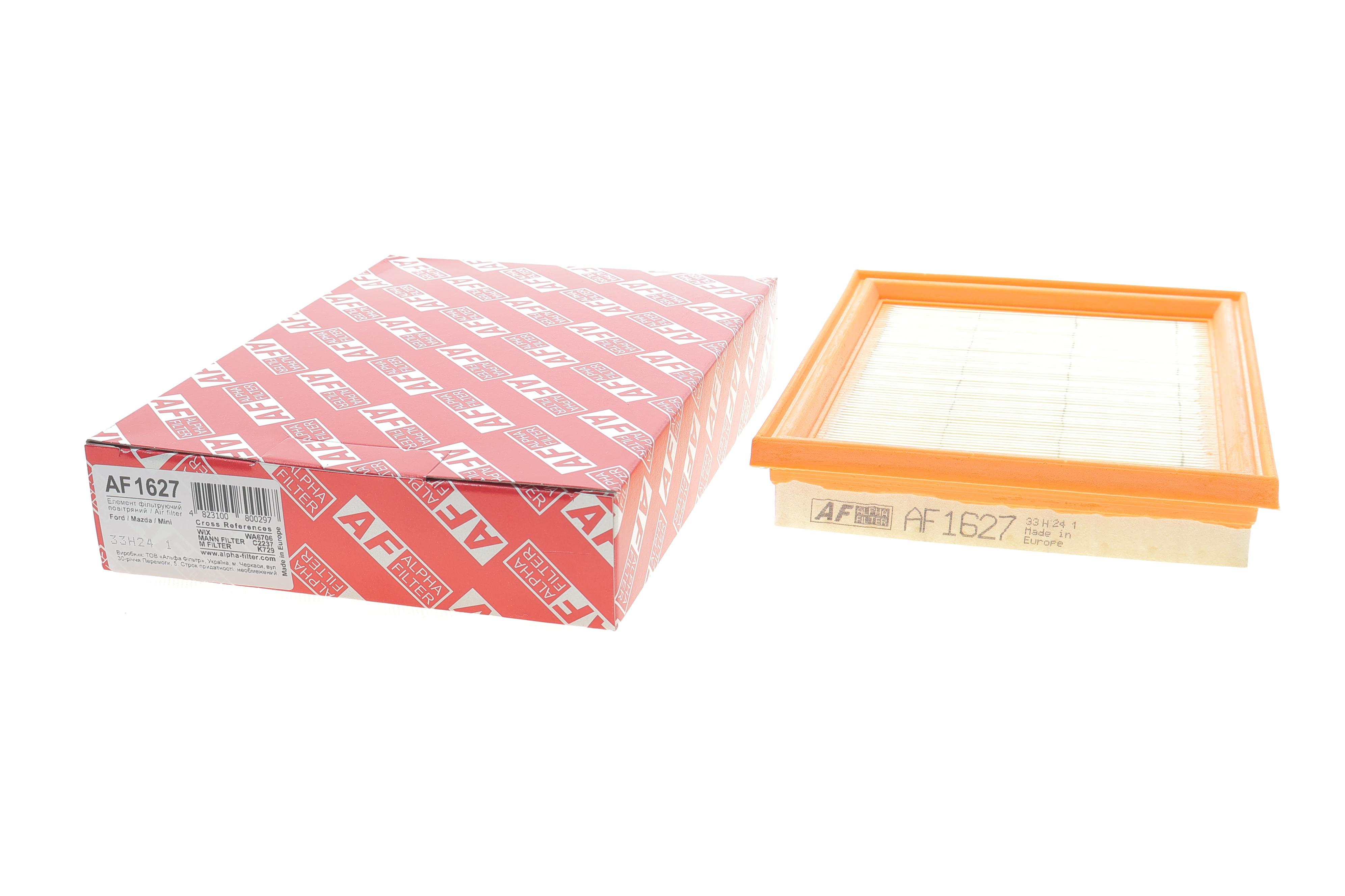 Фільтр повітряний Ford Fiesta 01-08/Mazda 2 1.2-1.6 03-07Mini Cooper 1.6 01-08