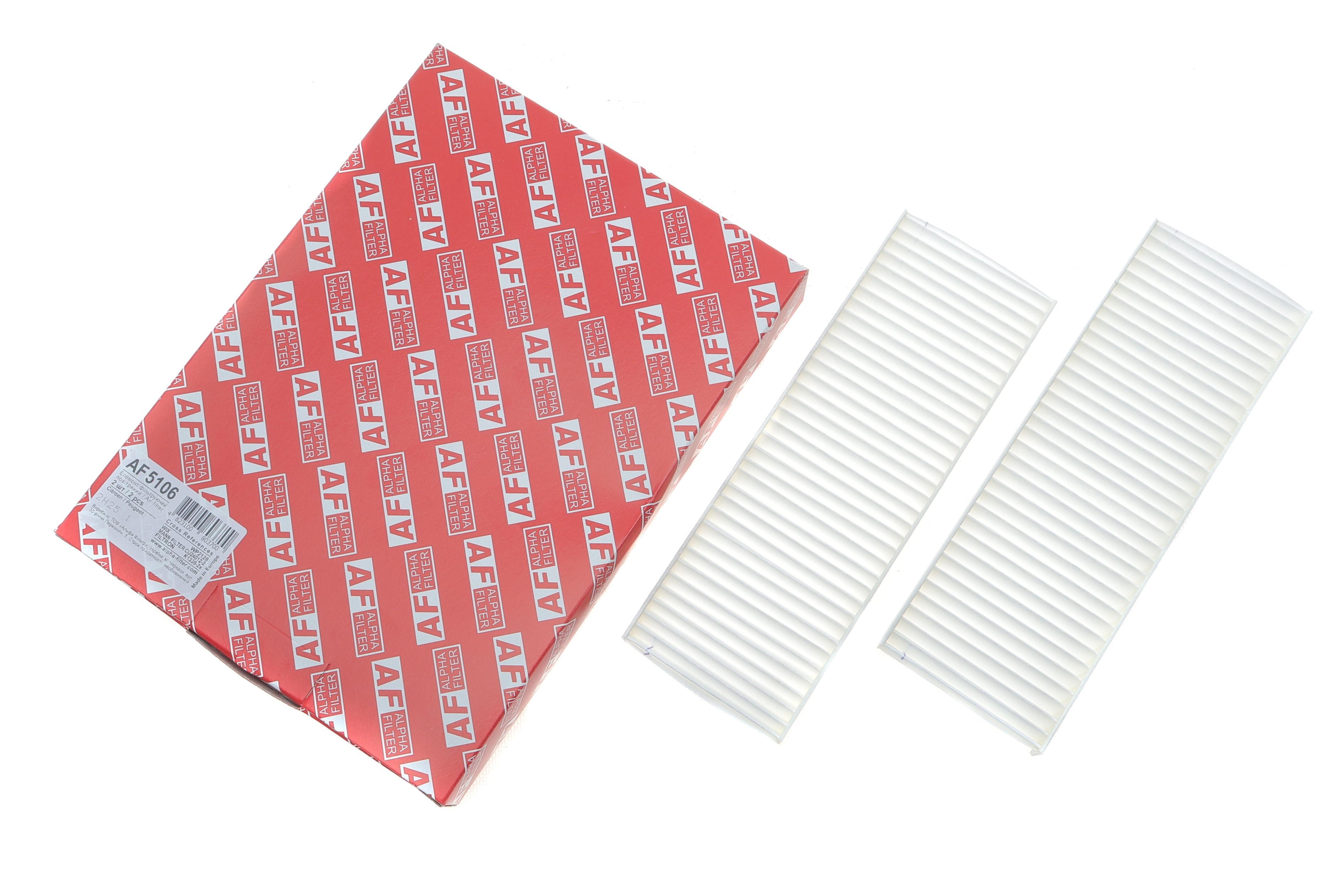 Фільтр салону Citroen C-Elysee/Peugeot 301 13- (к-кт 2шт.)