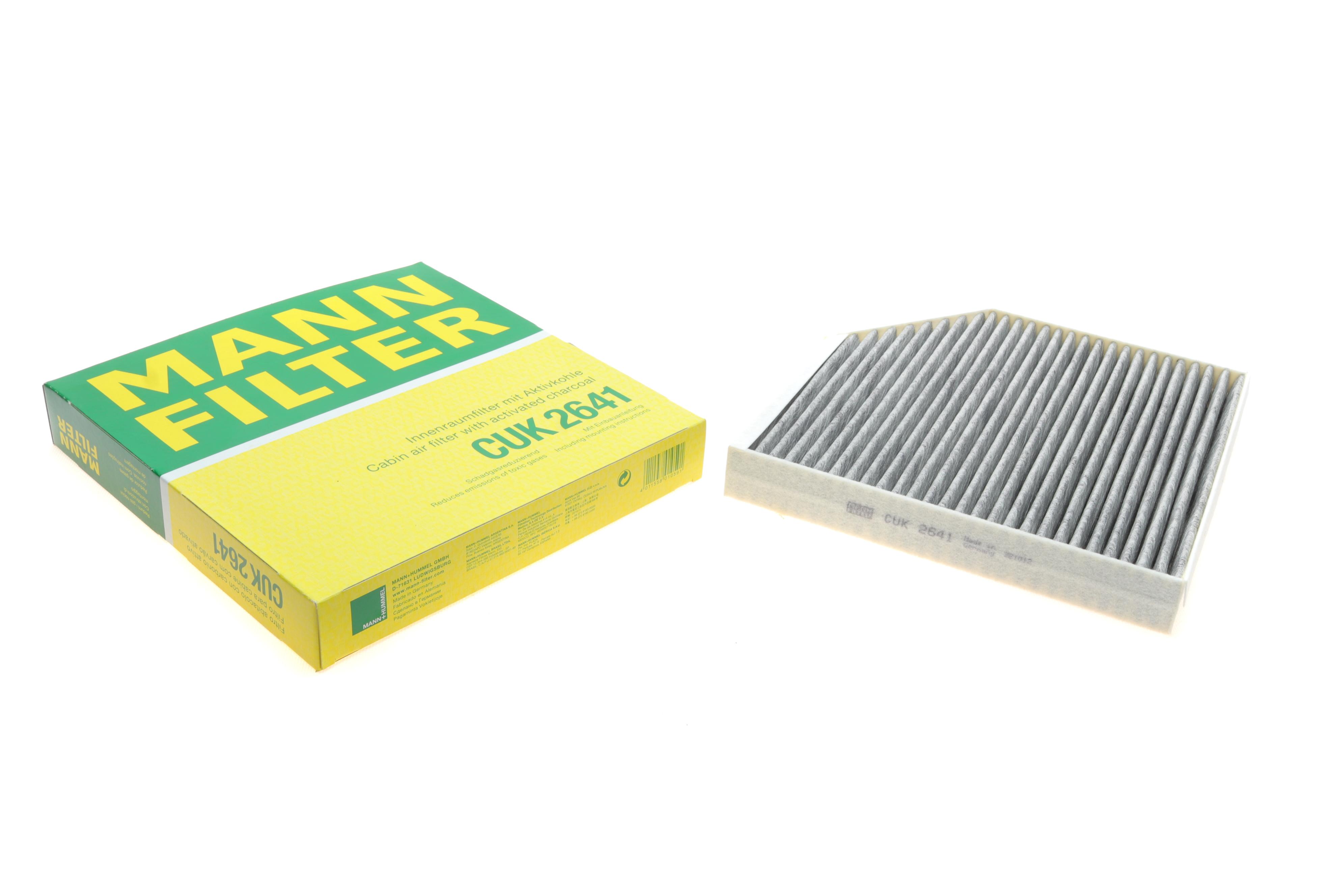 Фільтр салону Audi A6/A7/A8 10- (вугільний)