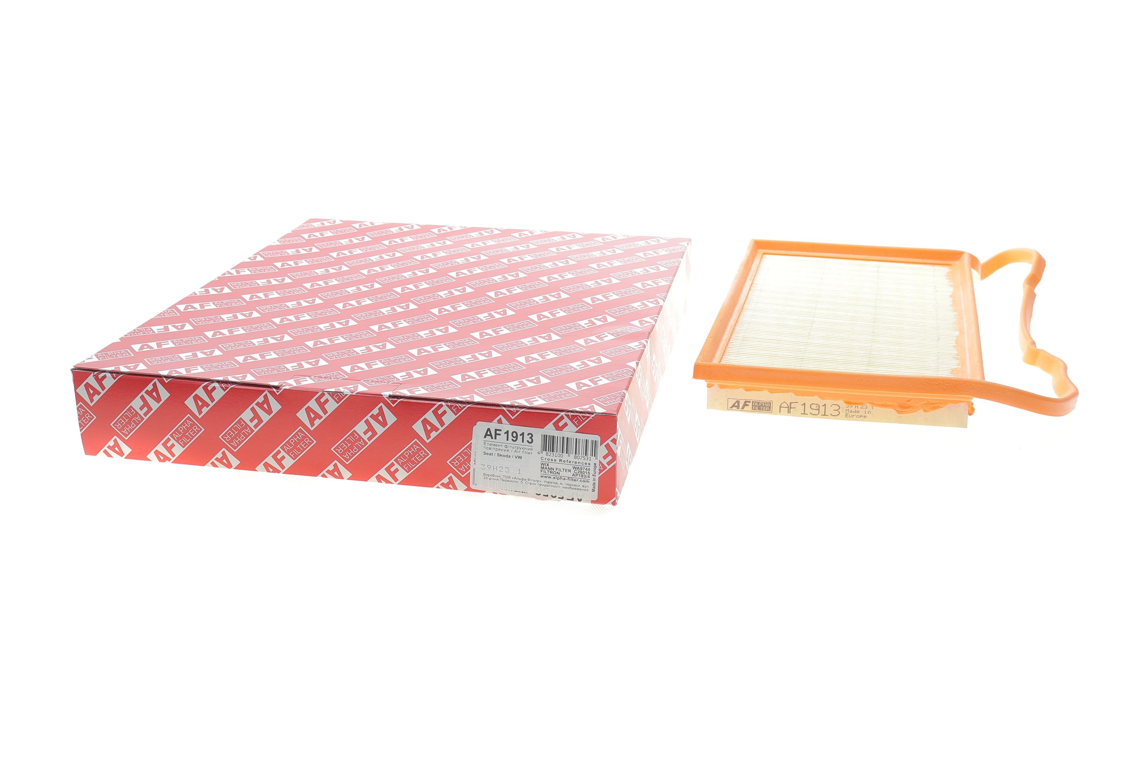 Фільтр повітряний Seat Ibiza 1.0/TFSI 15-17/Skoda Fabia 1.0MPI 14-/Citigo 1.0/VW Polo/Up 1.0 11-19