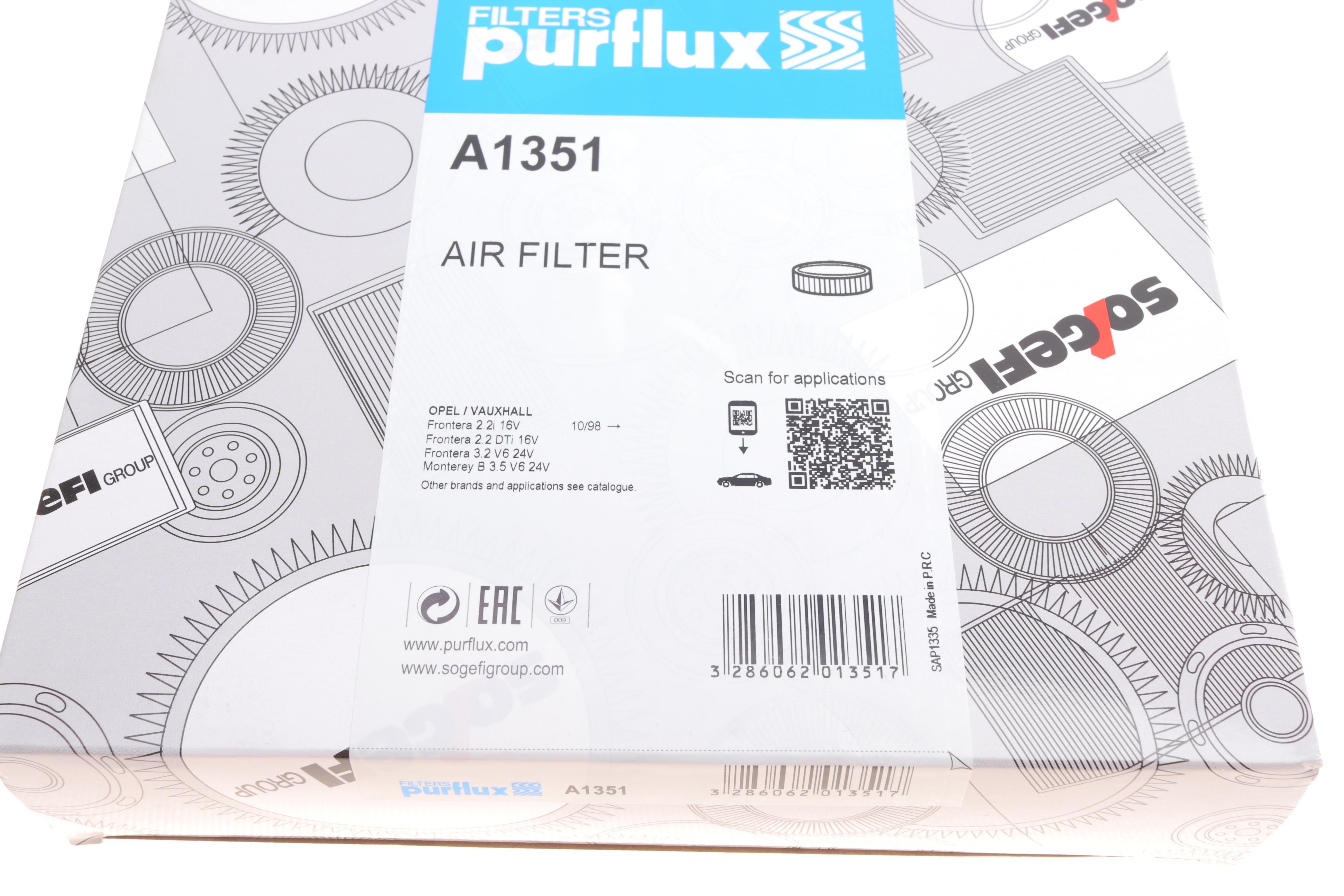 Фільтр повітряний Opel Monterey A/B 2.2 98-04