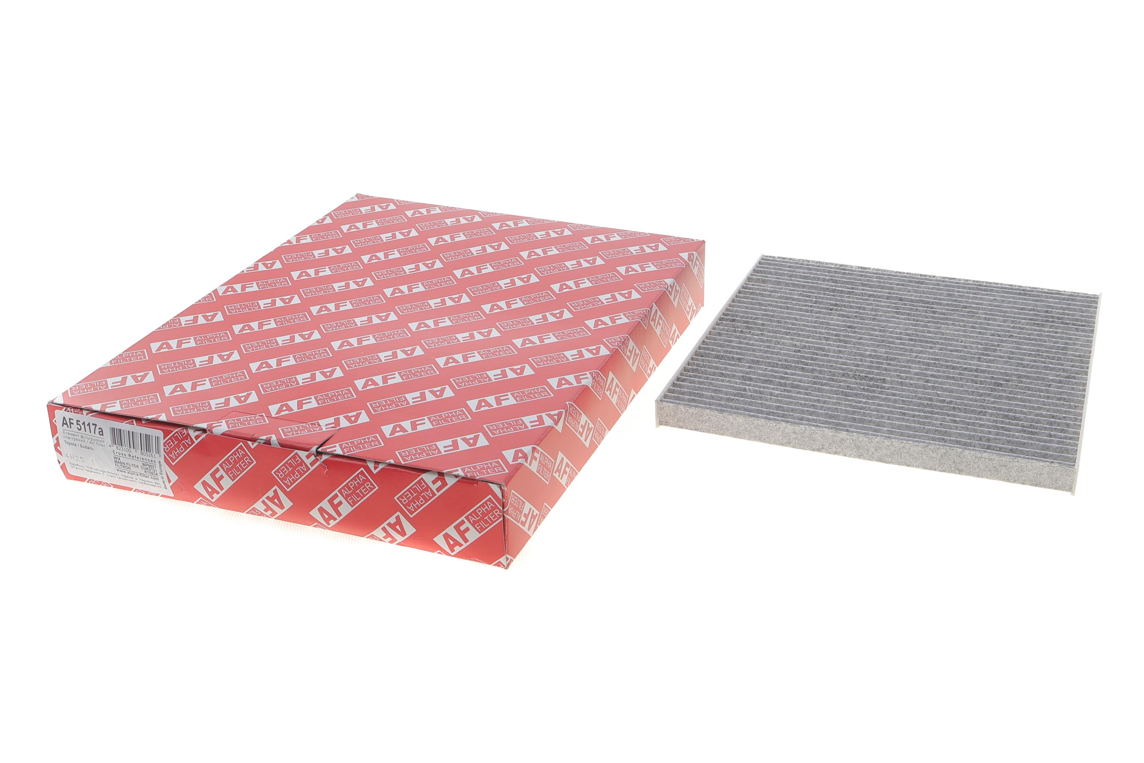 Фільтр салону Toyota Land Cruiser 03-/Camry 00-05/Prius 00-/Lexus GX 01-/RX/Subaru Legacy (вугільний