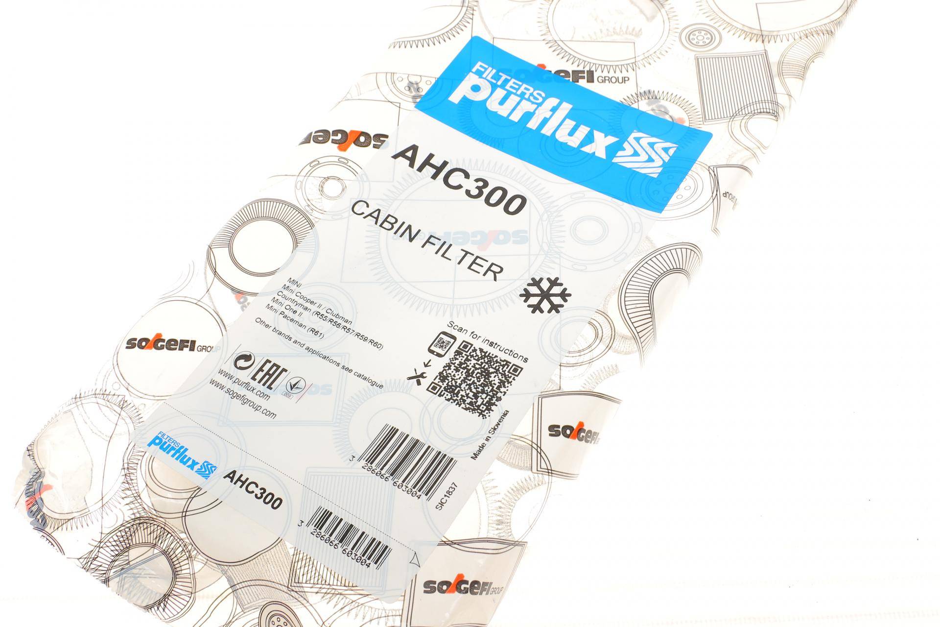 Фільтр салону MINI 06- (вугільний)