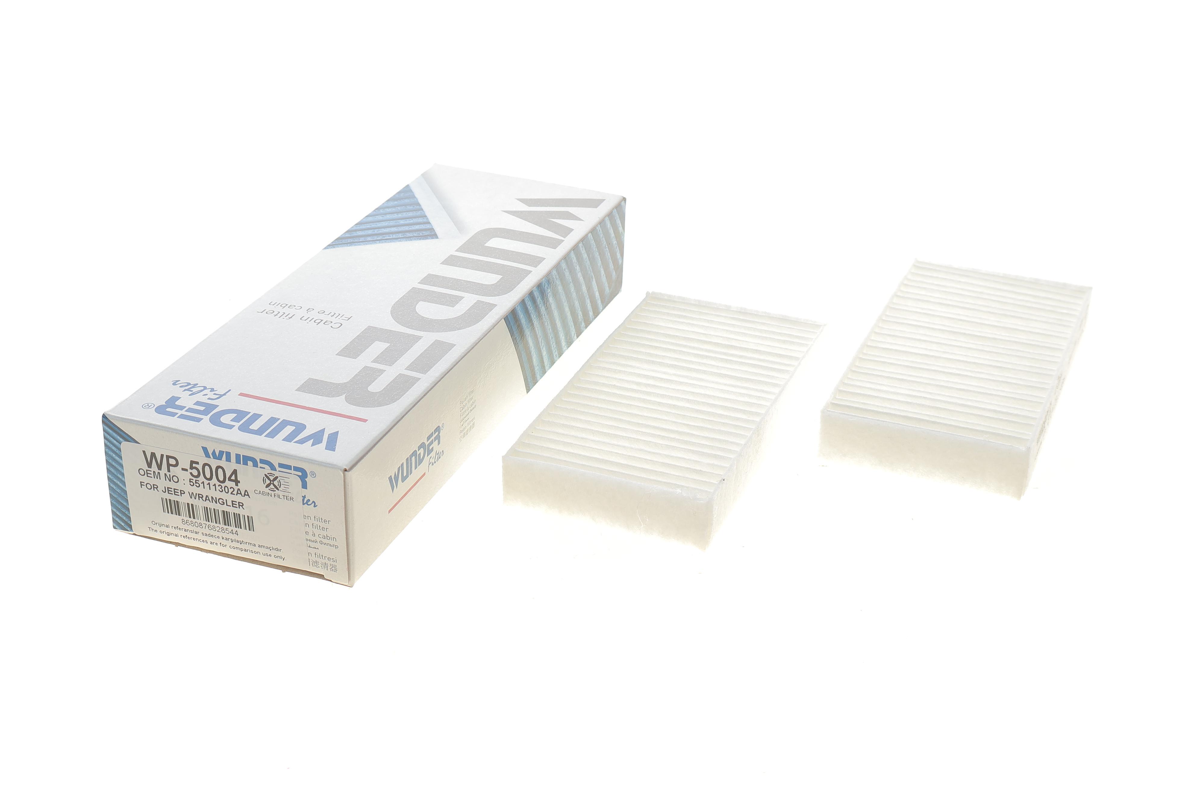 Фільтр салону Jeep Wrangler III 2.8 CRD 16V /3.6-3.8 i 06- (к-кт)