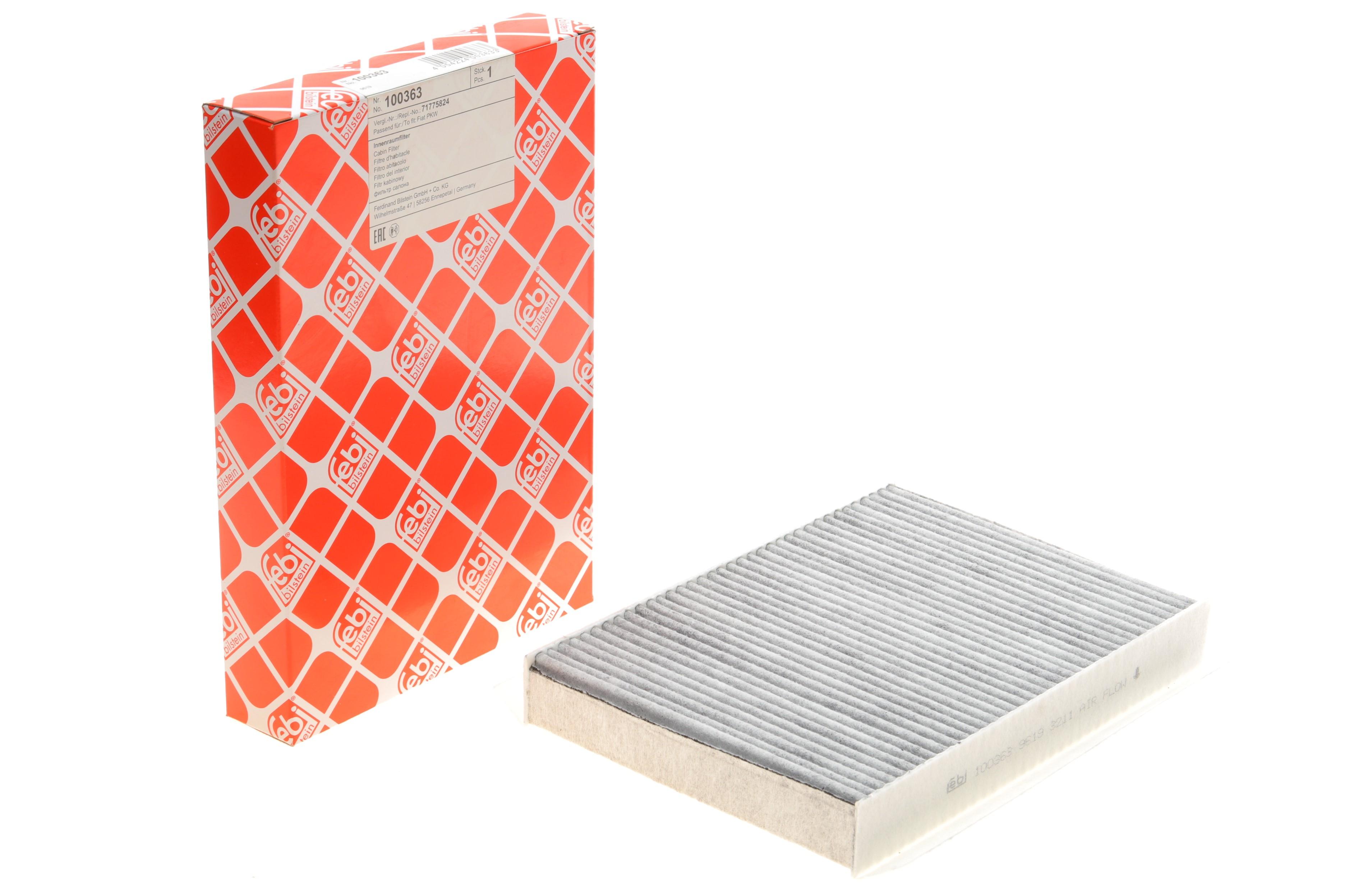 Фільтр салону Fiat 500L/500X 12-/Jeep Compass/Renegade 17- (вугільний)