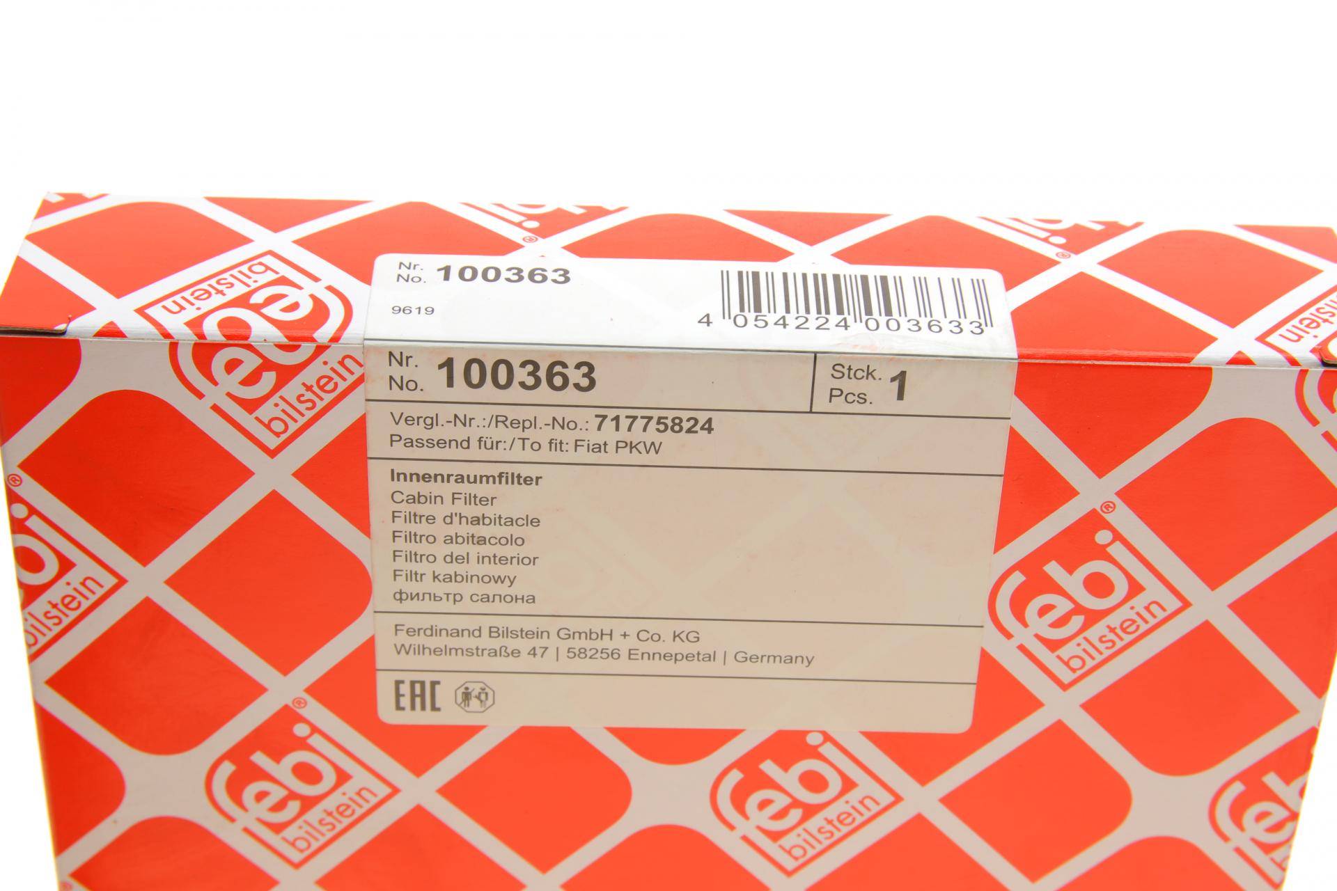 Фільтр салону Fiat 500L/500X 12-/Jeep Compass/Renegade 17- (вугільний)