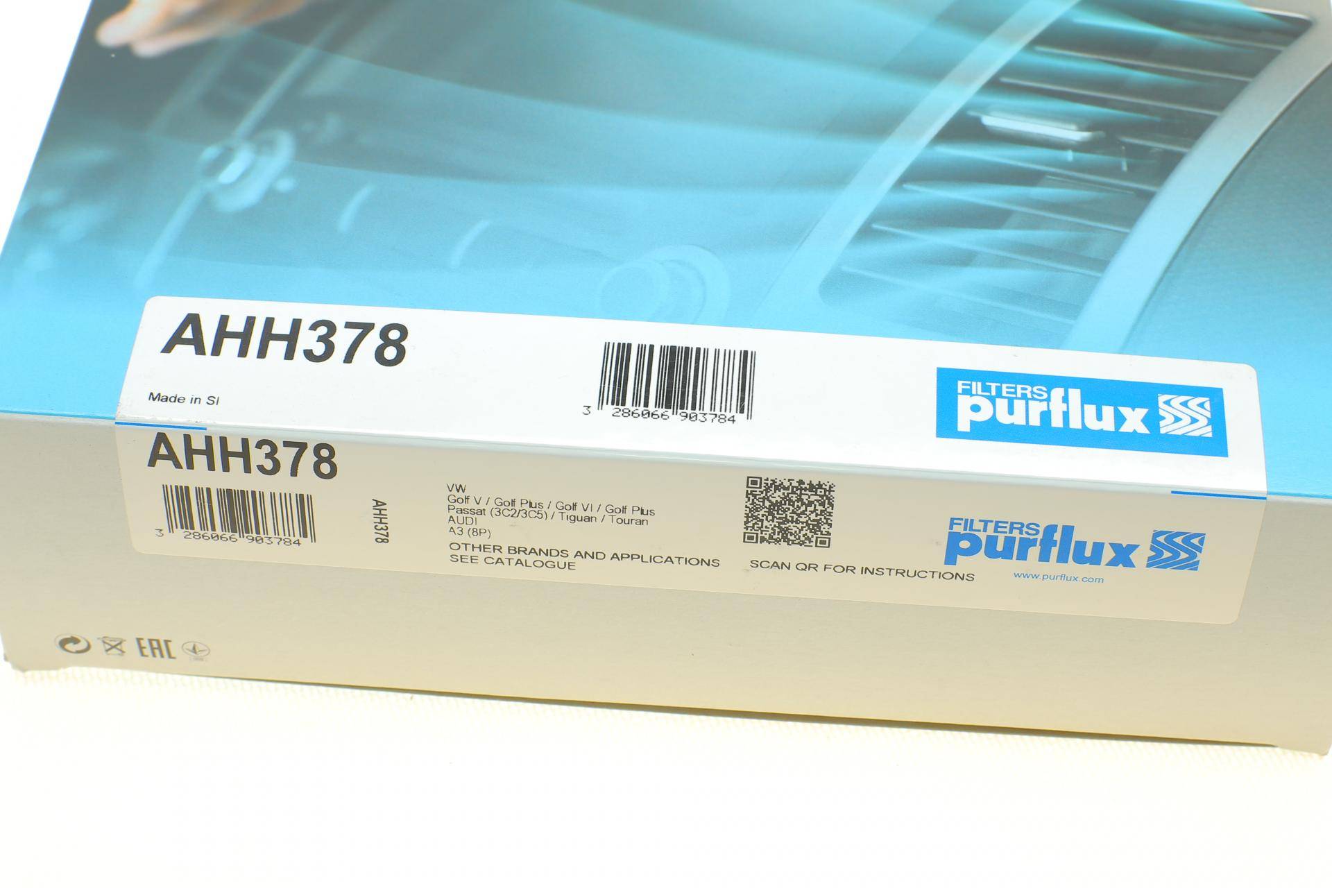 Фільтр салону VW Caddy 1.9TDI 03- (антиалергенний, захист від вірусів) CabinHepa+