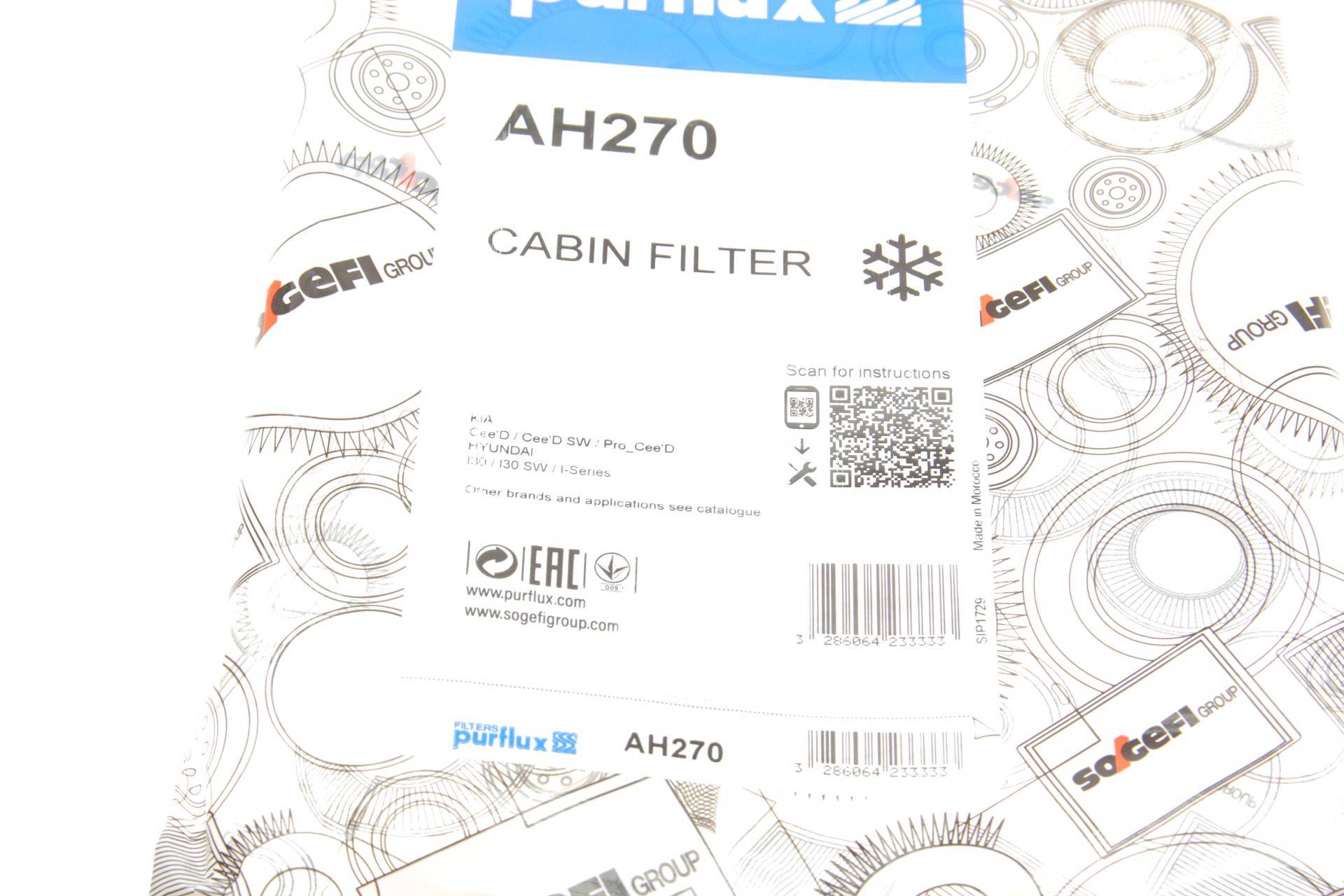 Фільтр салону Kia Ceed 1.4-1.6