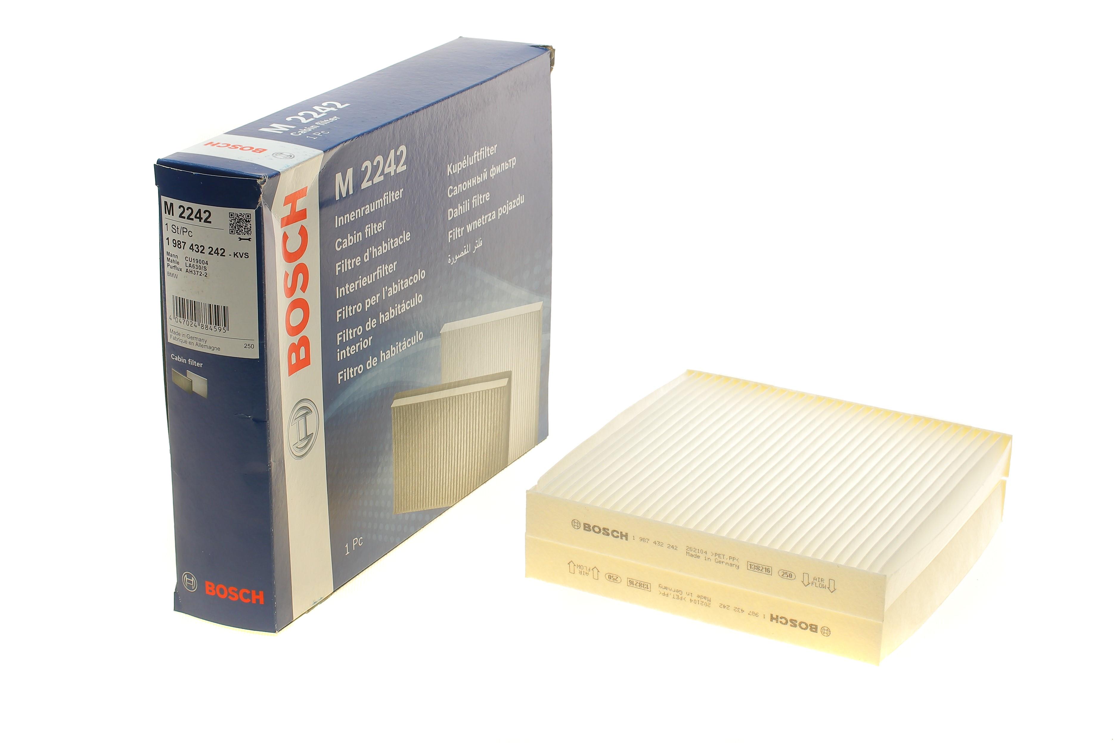 Фільтр салону BMW X3 (F25)/X4 (F26) 2.0/3.0D 10-18 (к-кт 2 шт.)