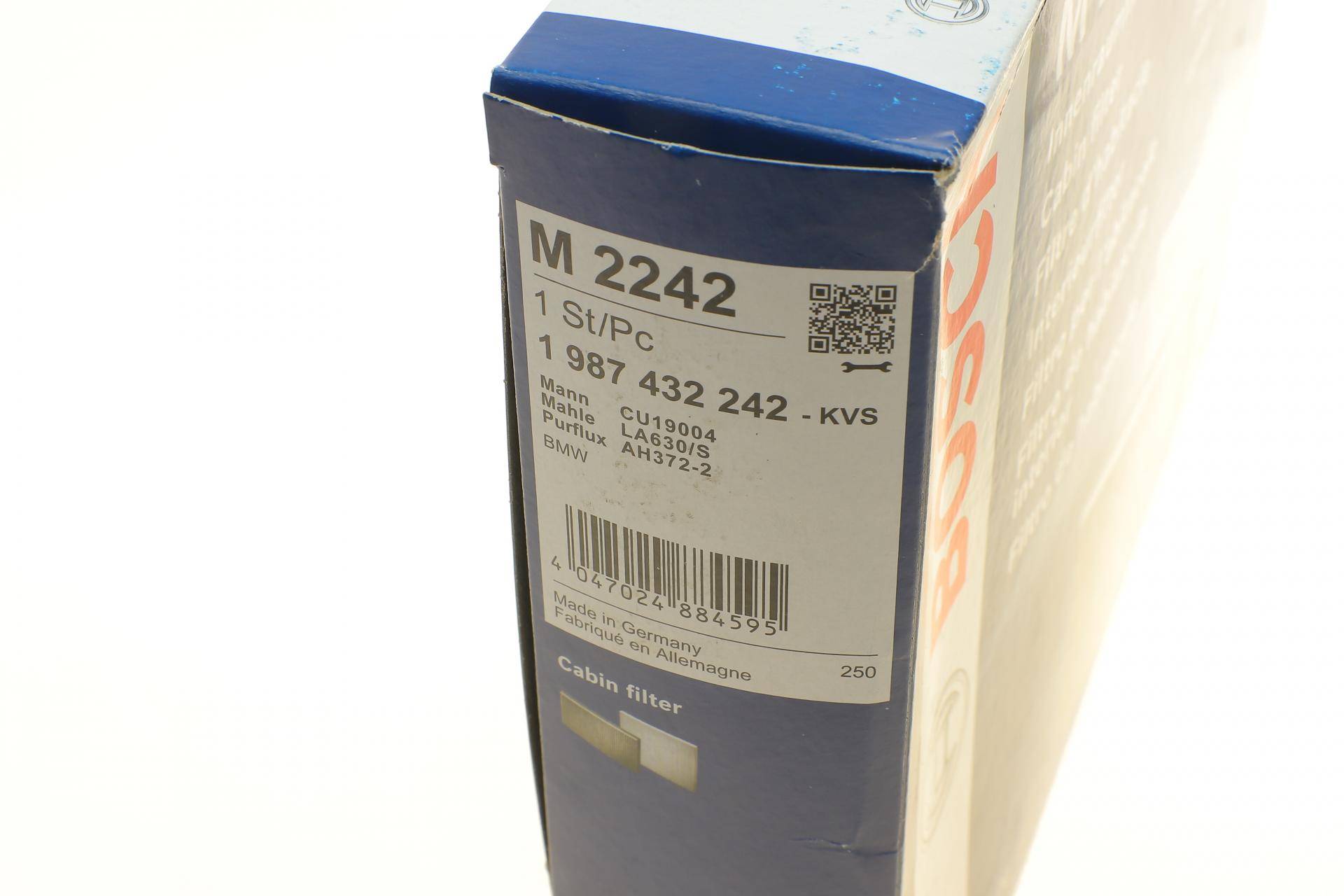 Фільтр салону BMW X3 (F25)/X4 (F26) 2.0/3.0D 10-18 (к-кт 2 шт.)