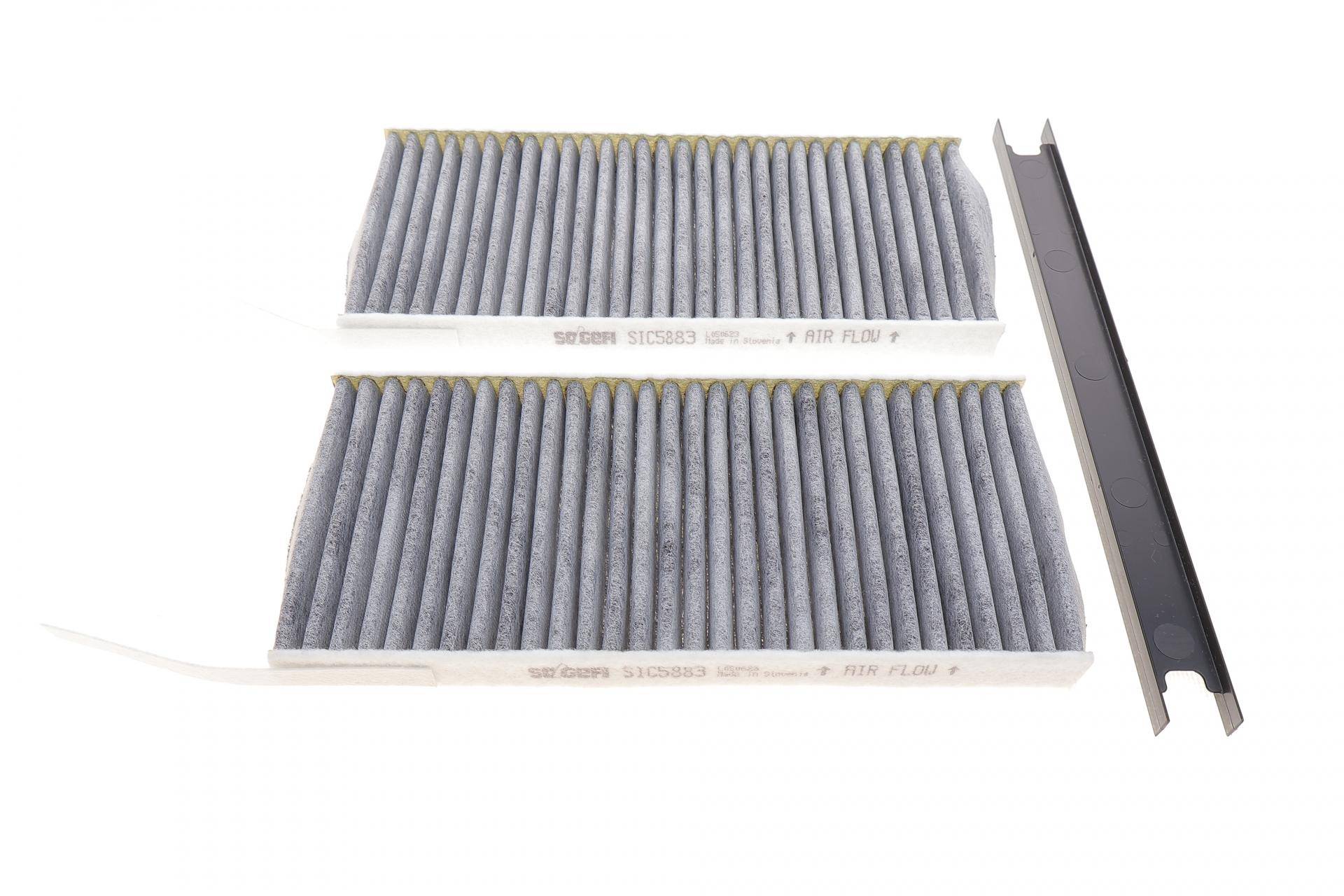 Фільтр салону Renault Kangoo 08-/ Master 10- (вугільний) (к-кт 2шт)