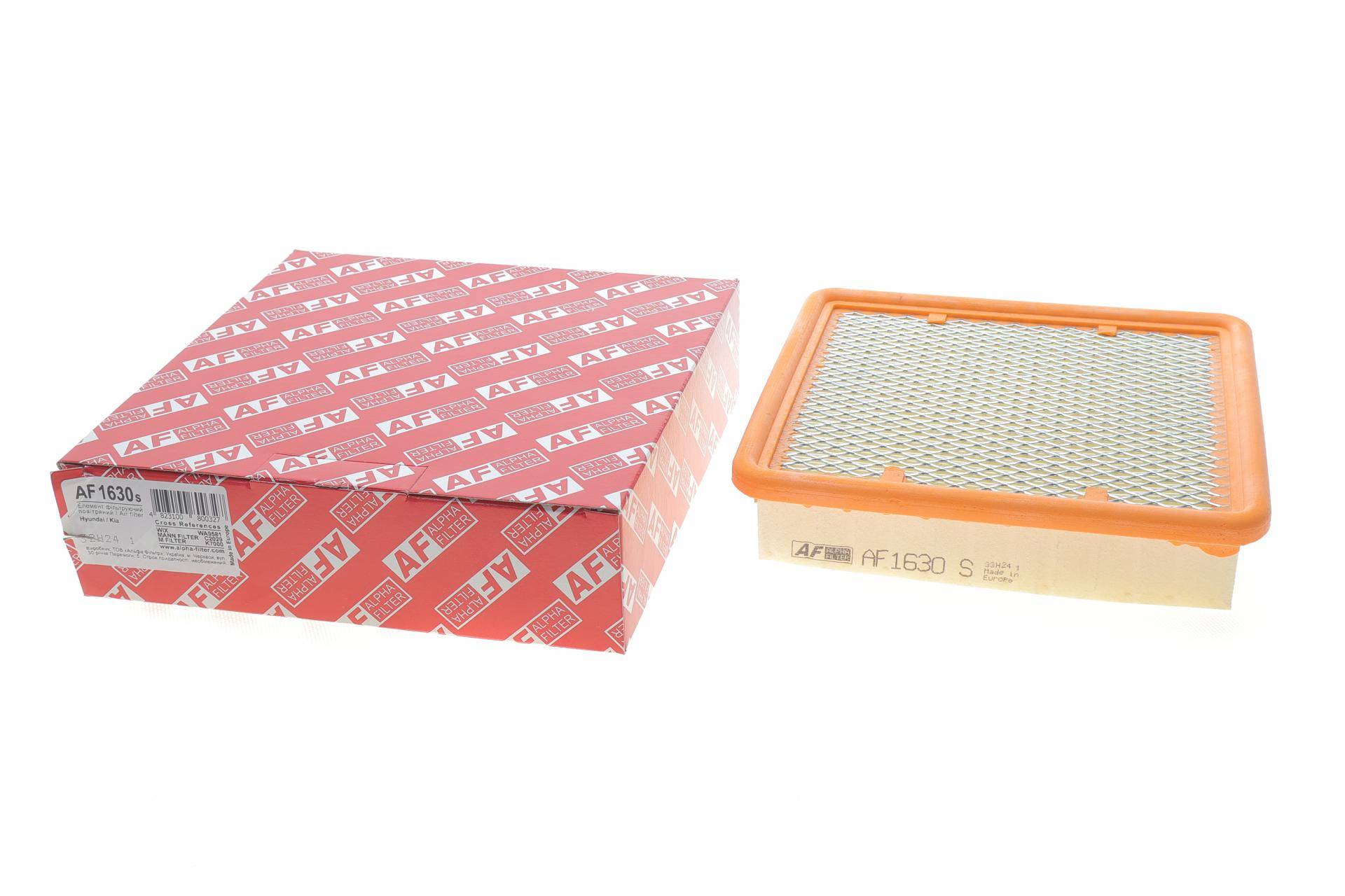 Фільтр повітряний Hyundai Elantra 1.6/D/i30 1.4-2.0/1.6-2.0CRDi 06-12/Kia Cee'd/Cerato 1.6/2.0 08- (з сіткою)