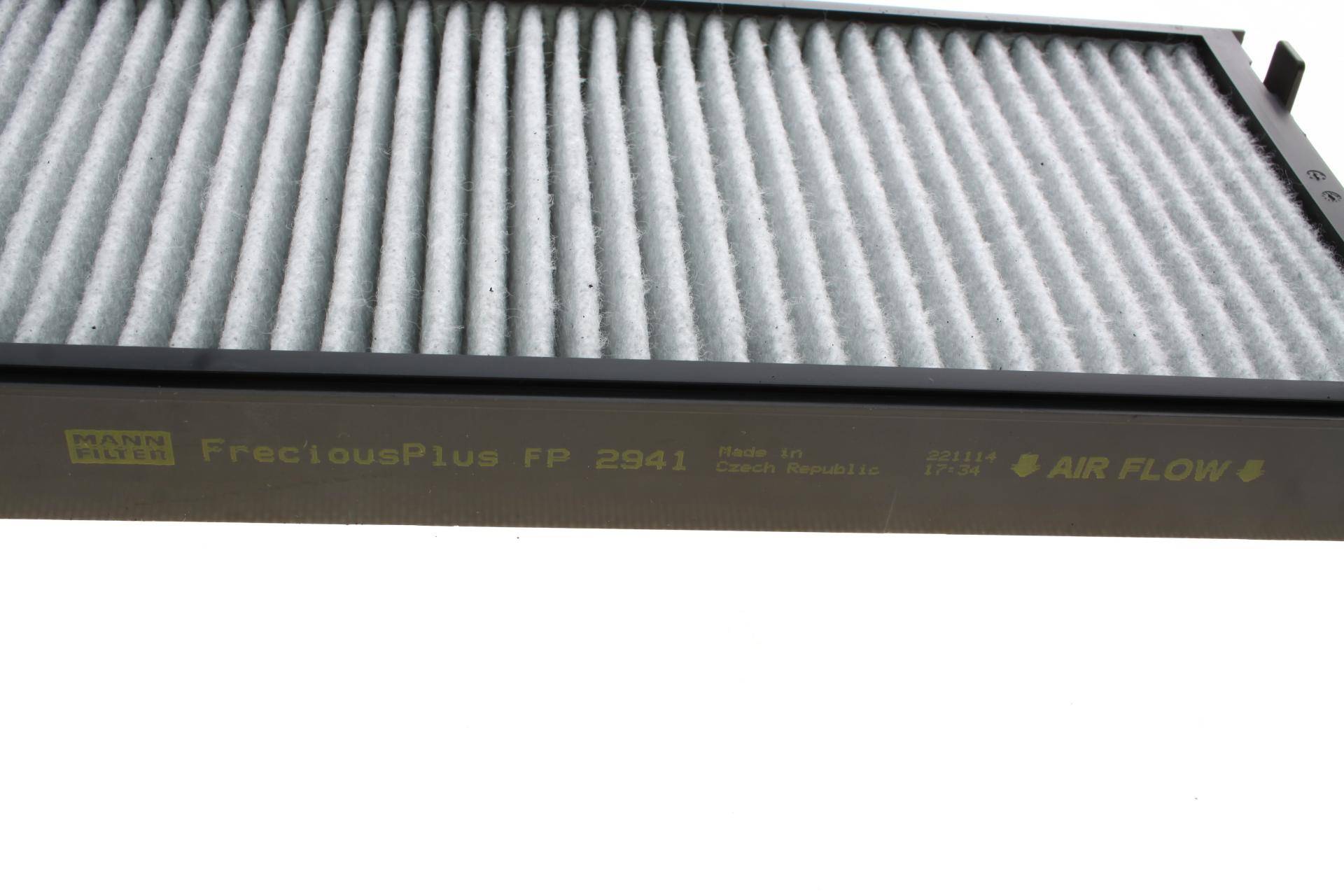 Фільтр салону BMW X5 (E70/F15/F85)/X6 (E71/E72/F16/F8) 08-19 (к-кт 2 шт.) (вугільний/антибактеріальний)